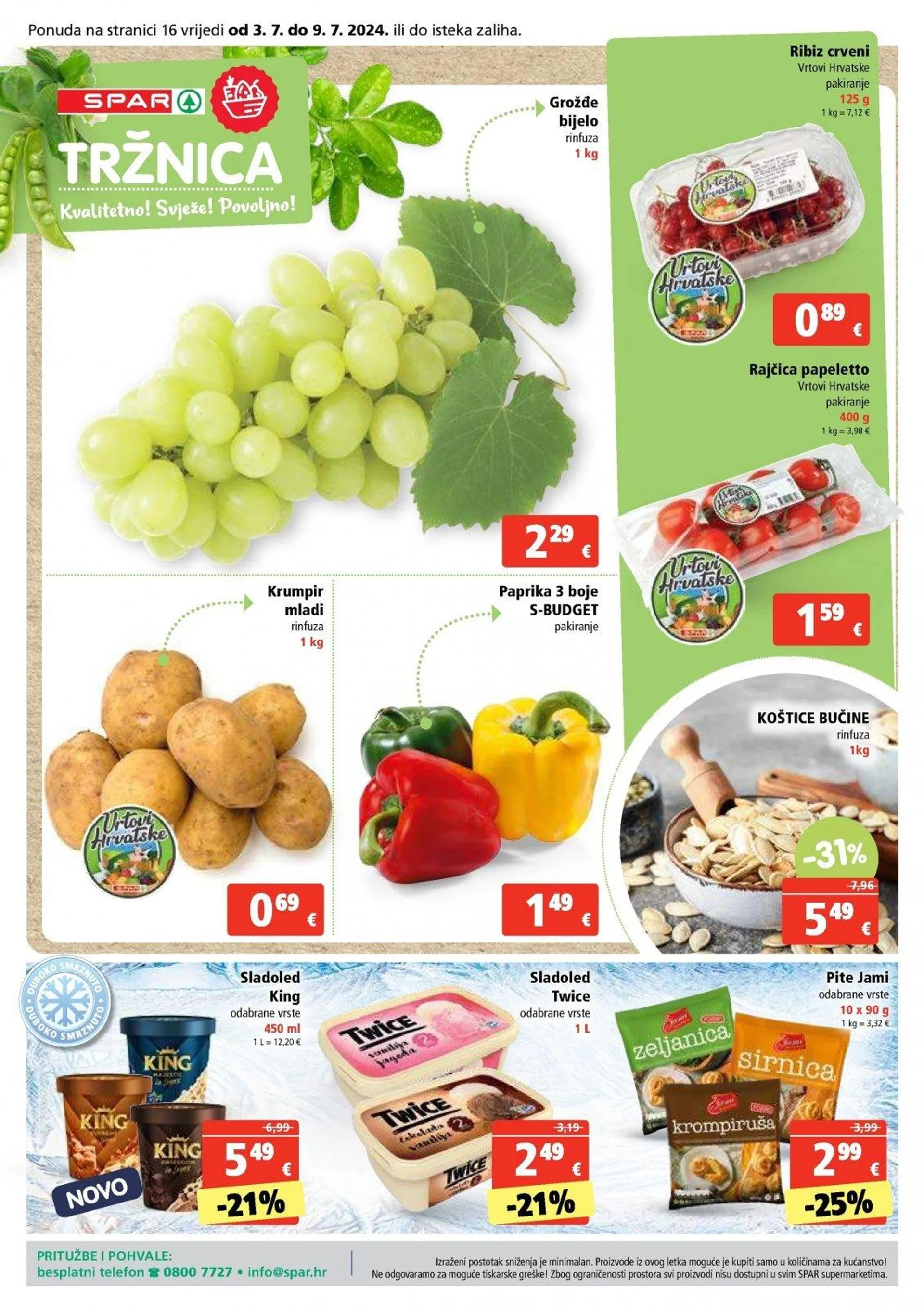 Katalog Spar katalog do 09.07.2024 od 3. srpnja do 9. srpnja 2024. - Pregled Stranica 16