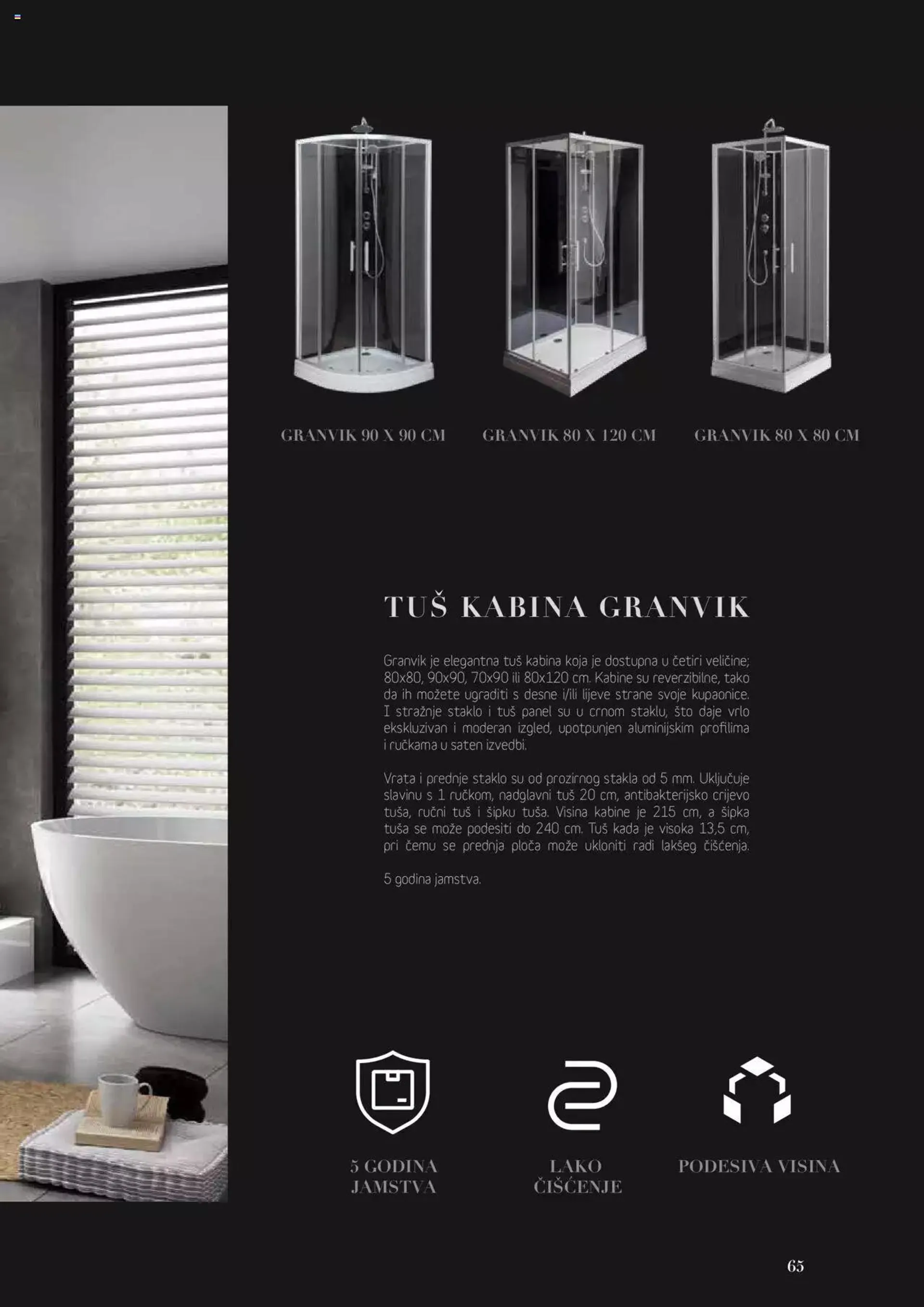 Katalog Katalog Camargue kupaonica Svanholm Bauhaus od 10. ožujka do 31. prosinca 2023. - Pregled Stranica 65