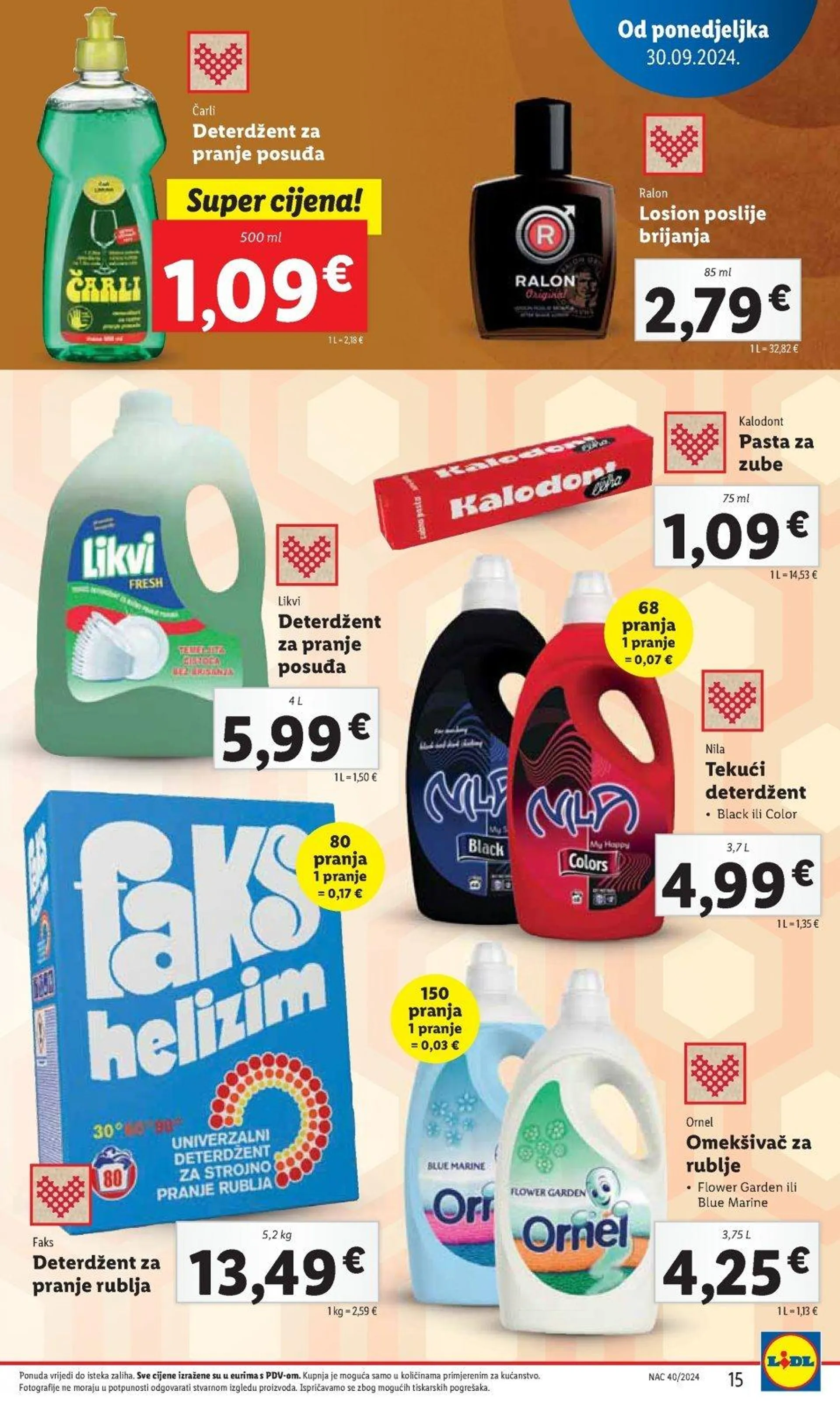 Katalog Lidl katalog do 06.10.2024 od 27. rujna do 6. listopada 2024. - Pregled Stranica 15