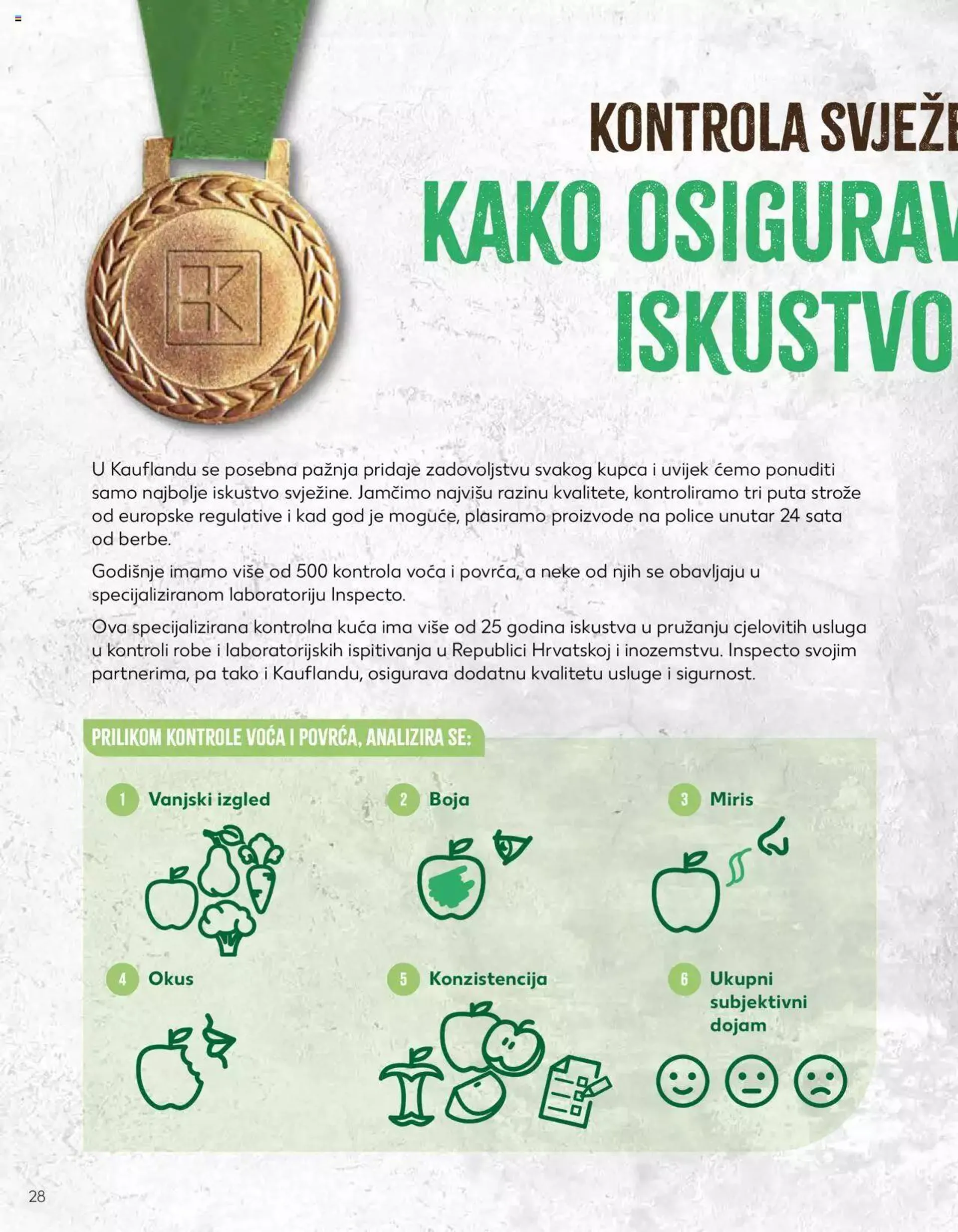 Katalog Katalog Voće i povrće Kaufland od 23. siječnja do 31. prosinca 2024. - Pregled Stranica 28