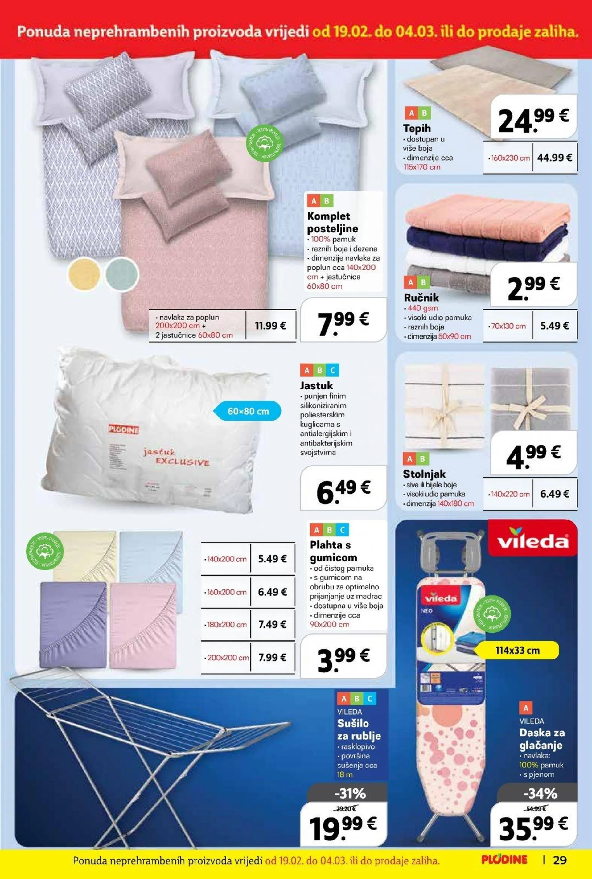 Katalog Plodine katalog do 25.02.2025 od 19. veljače do 25. veljače 2025. - Pregled Stranica 29