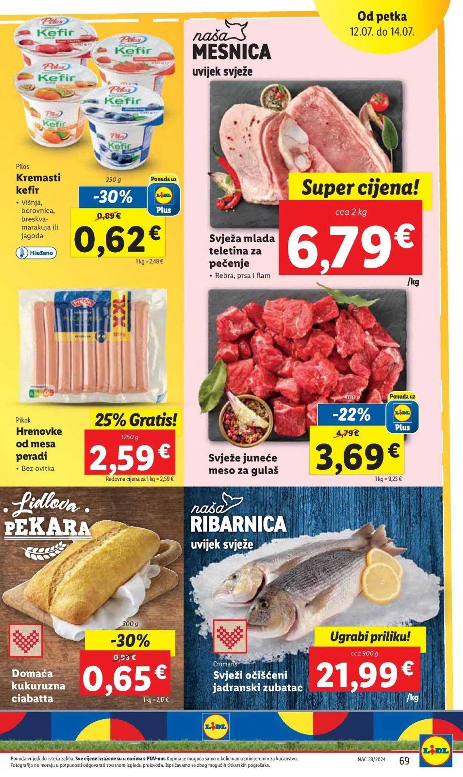 Katalog Lidl katalog do 14.07.2024 od 4. srpnja do 14. srpnja 2024. - Pregled Stranica 69