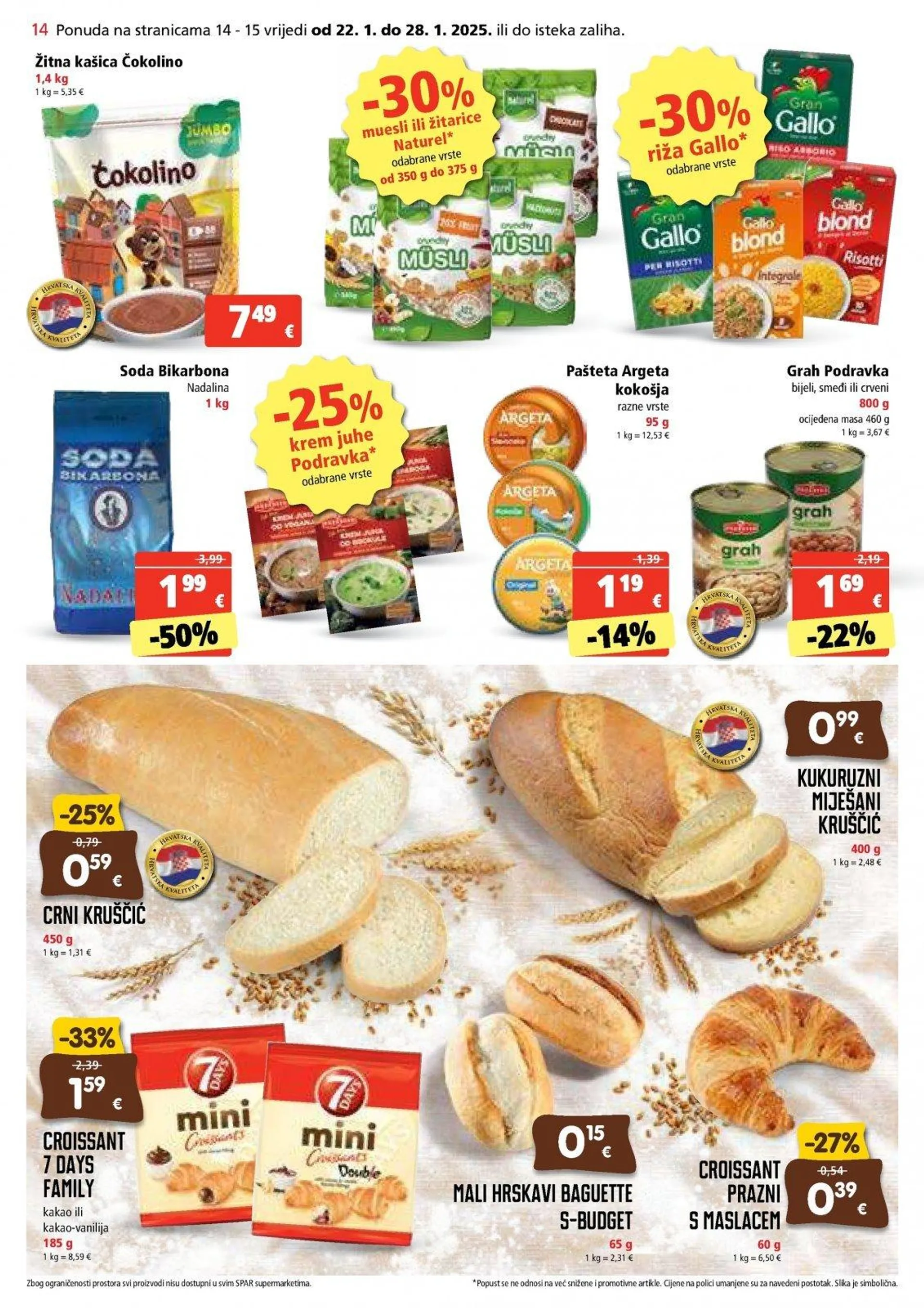 Katalog Spar katalog do 28.01.2025 od 22. siječnja do 28. siječnja 2025. - Pregled Stranica 14