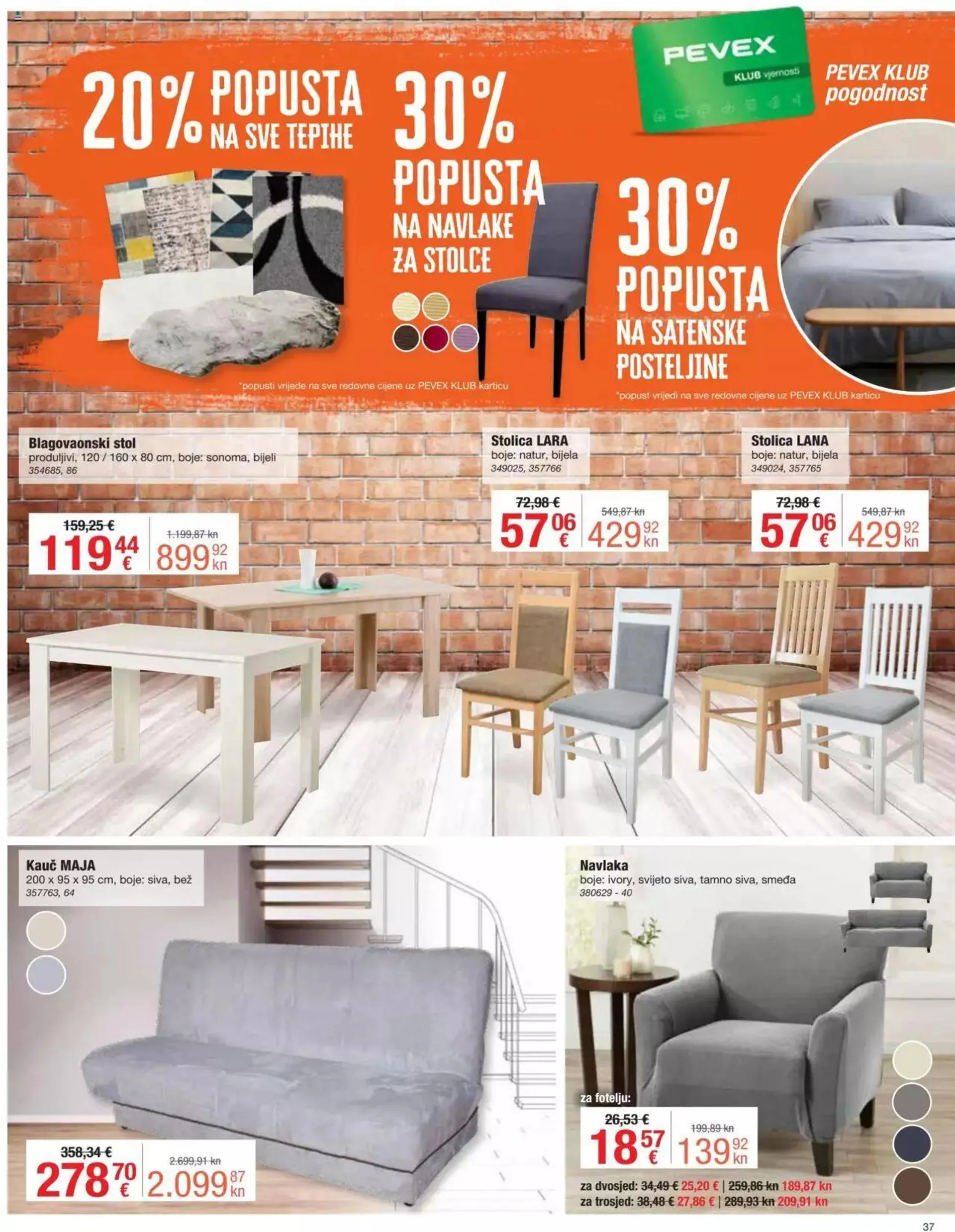 Katalog Katalog Pevex od 31. kolovoza do 25. rujna 2023. - Pregled Stranica 37