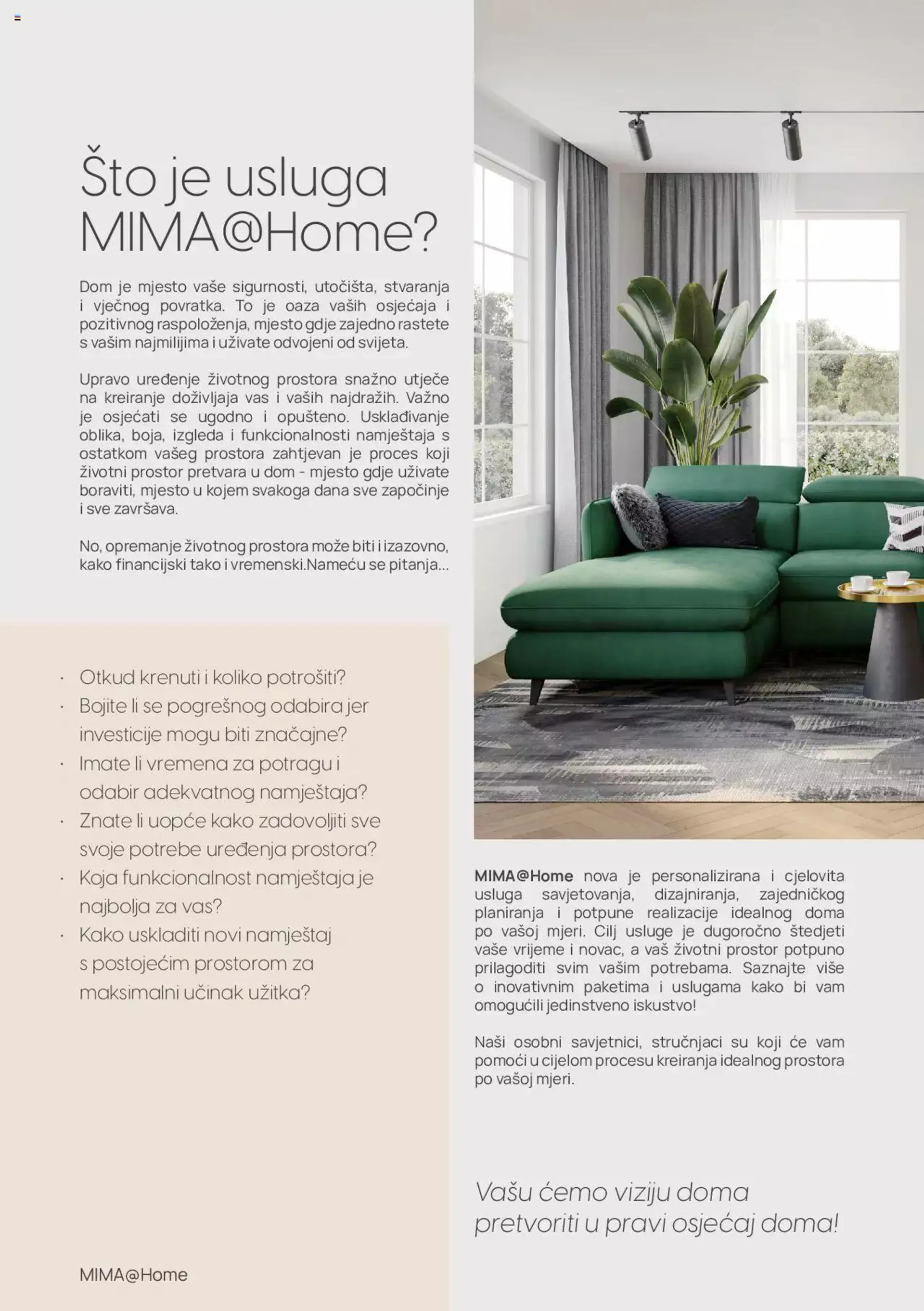 Mima namještaj - @Home brošura - 1