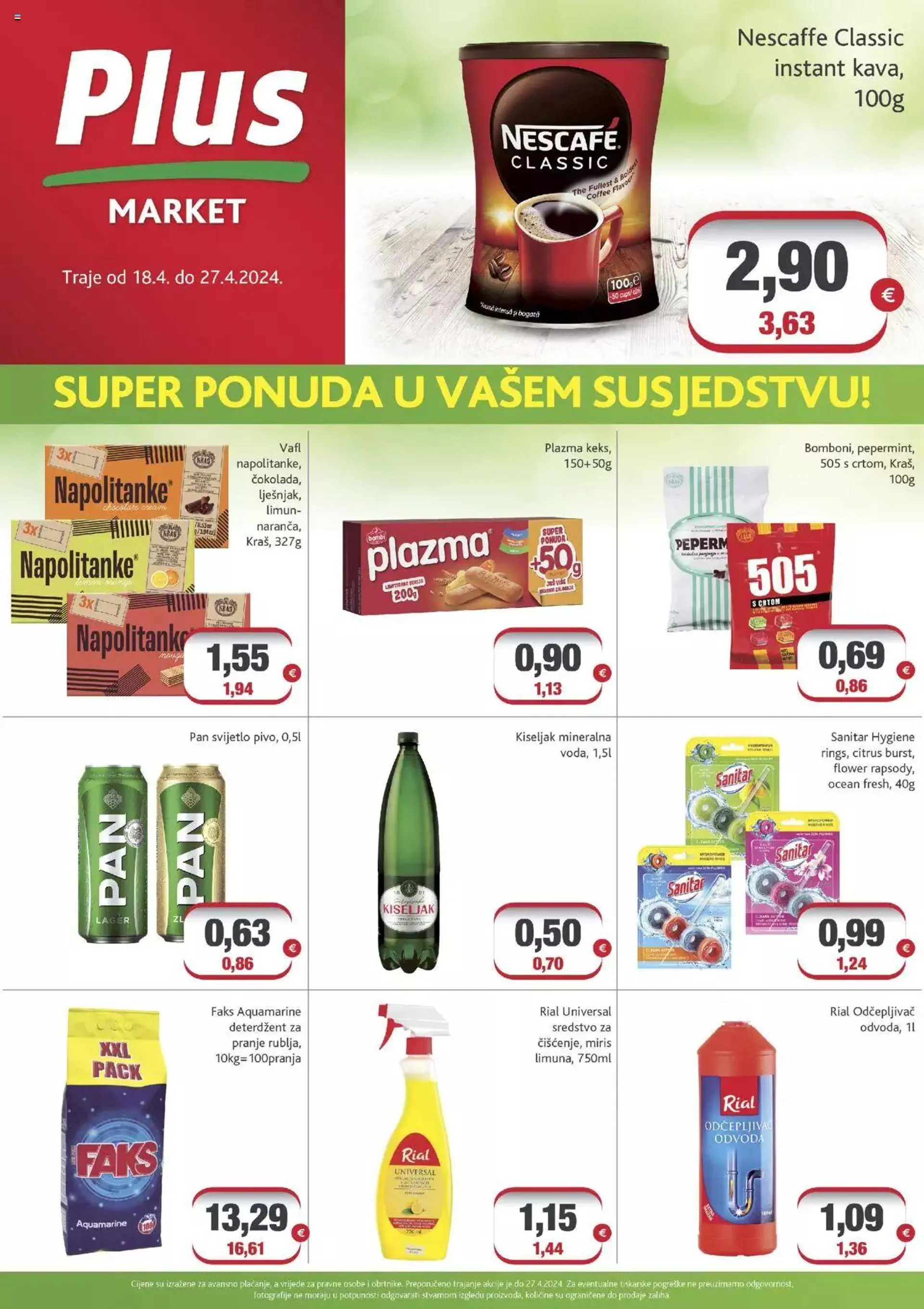Katalog Katalog Plus market od 18. travnja do 27. travnja 2024. - Pregled Stranica 2