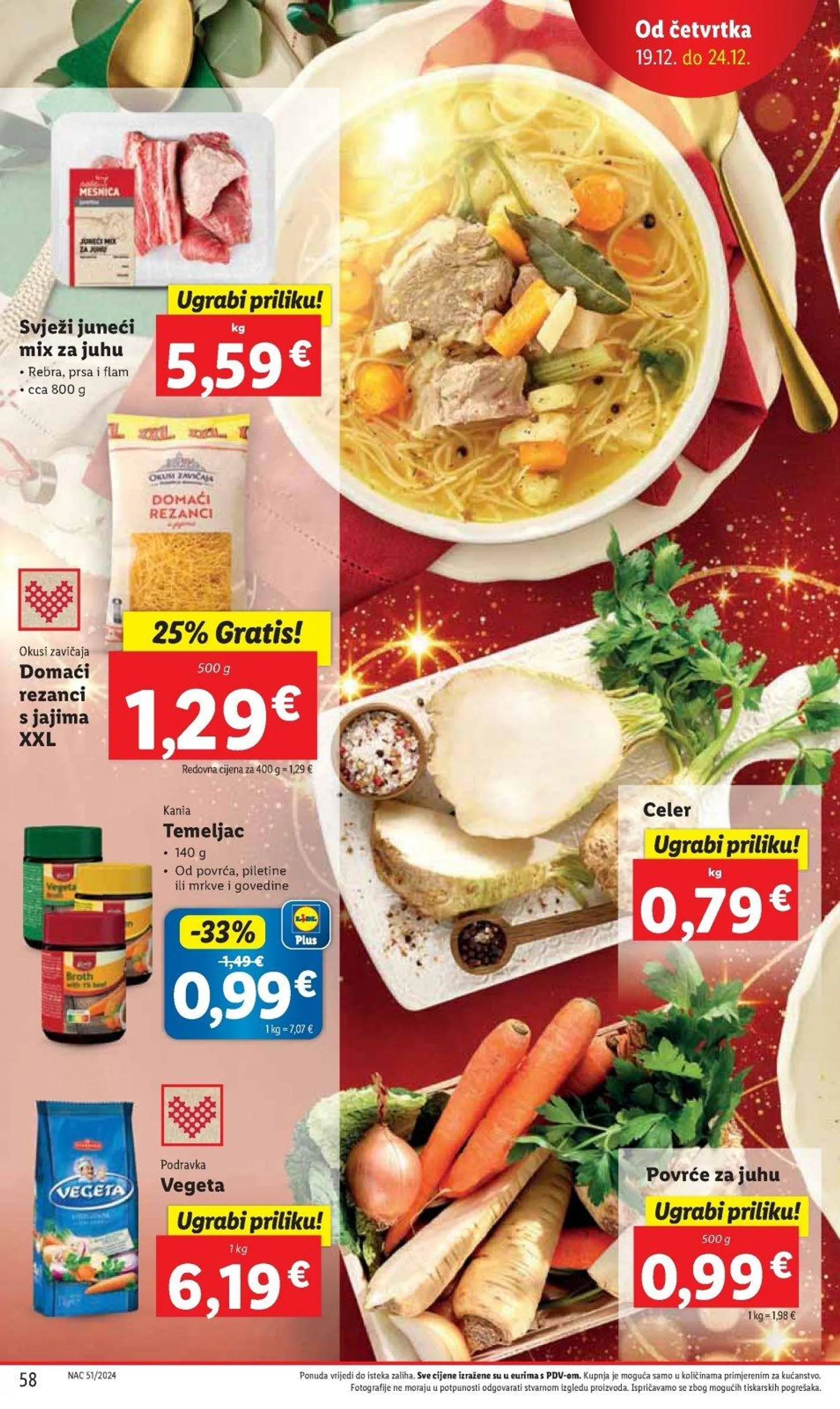 Katalog Lidl katalog do 24.12.2024 od 19. prosinca do 24. prosinca 2024. - Pregled Stranica 58