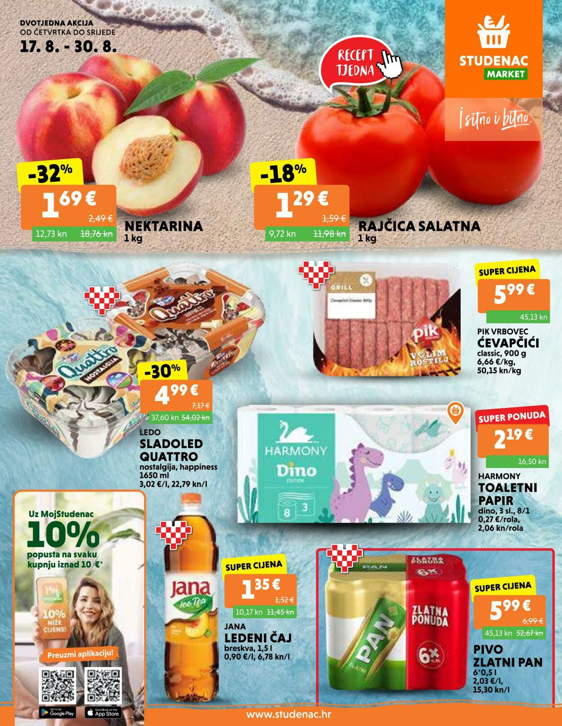 Katalog Studenac od 17. kolovoza do 30. kolovoza 2023. - Pregled Stranica 1