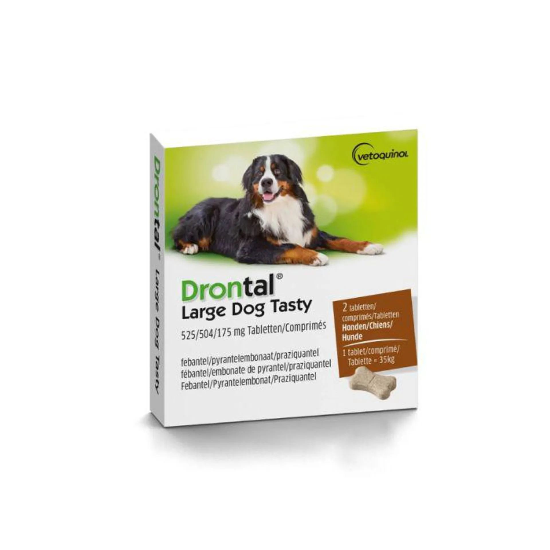 Vetoquinol Drontal Dog 35 kg, 2 tablete