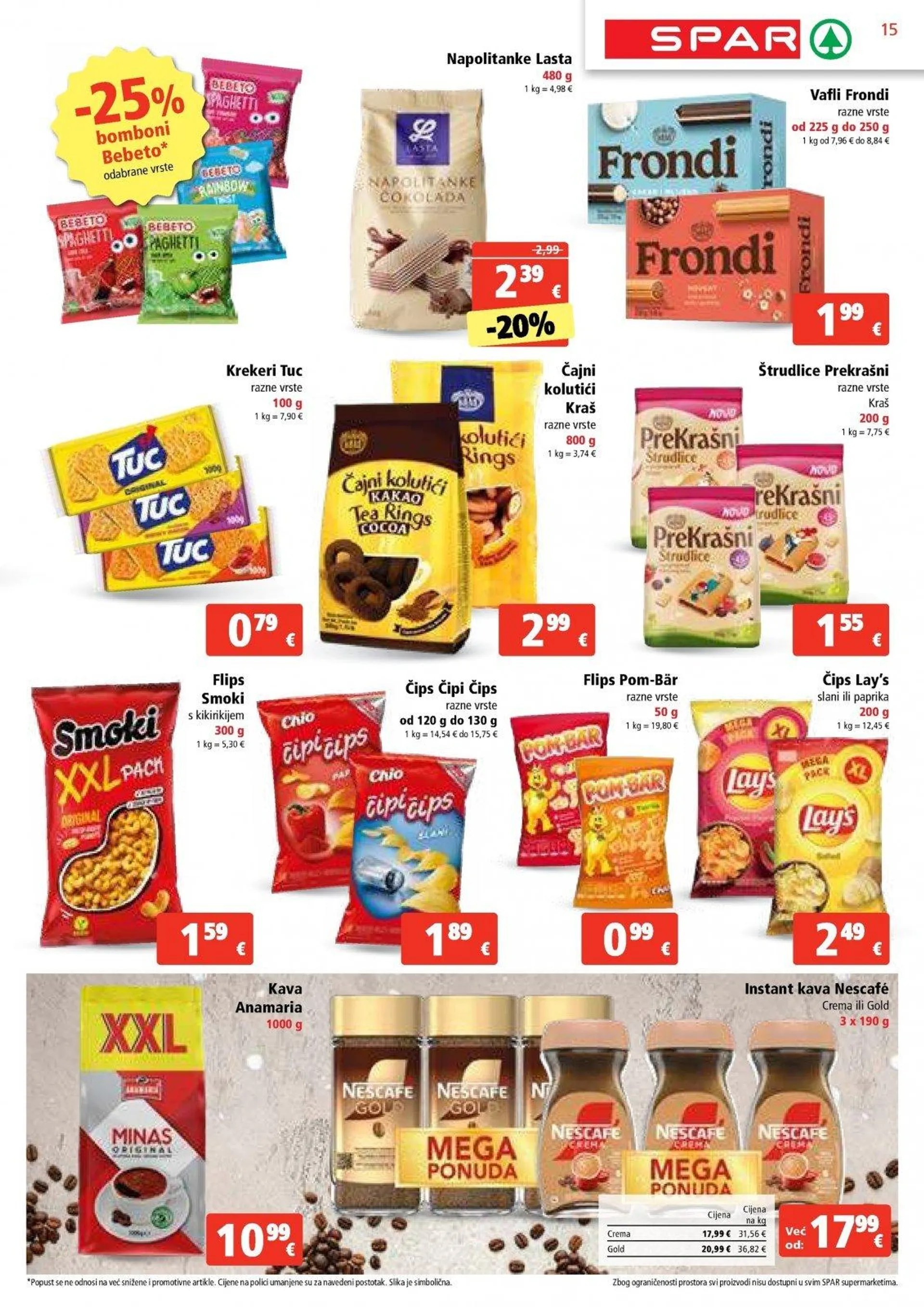 Katalog Spar katalog do 28.01.2025 od 22. siječnja do 28. siječnja 2025. - Pregled Stranica 15