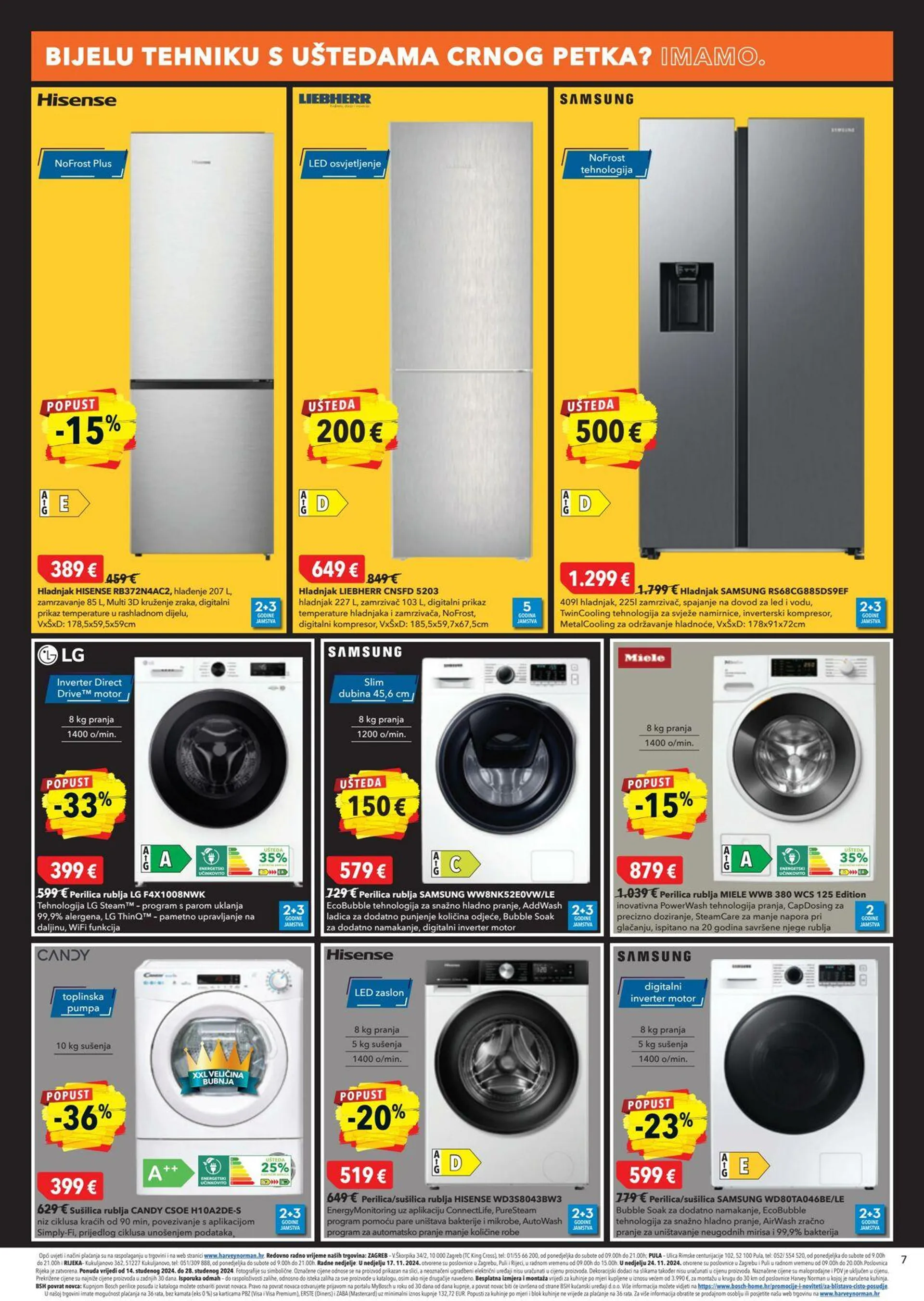 Katalog Harvey Norman od 17. studenoga do 1. prosinca 2024. - Pregled Stranica 7