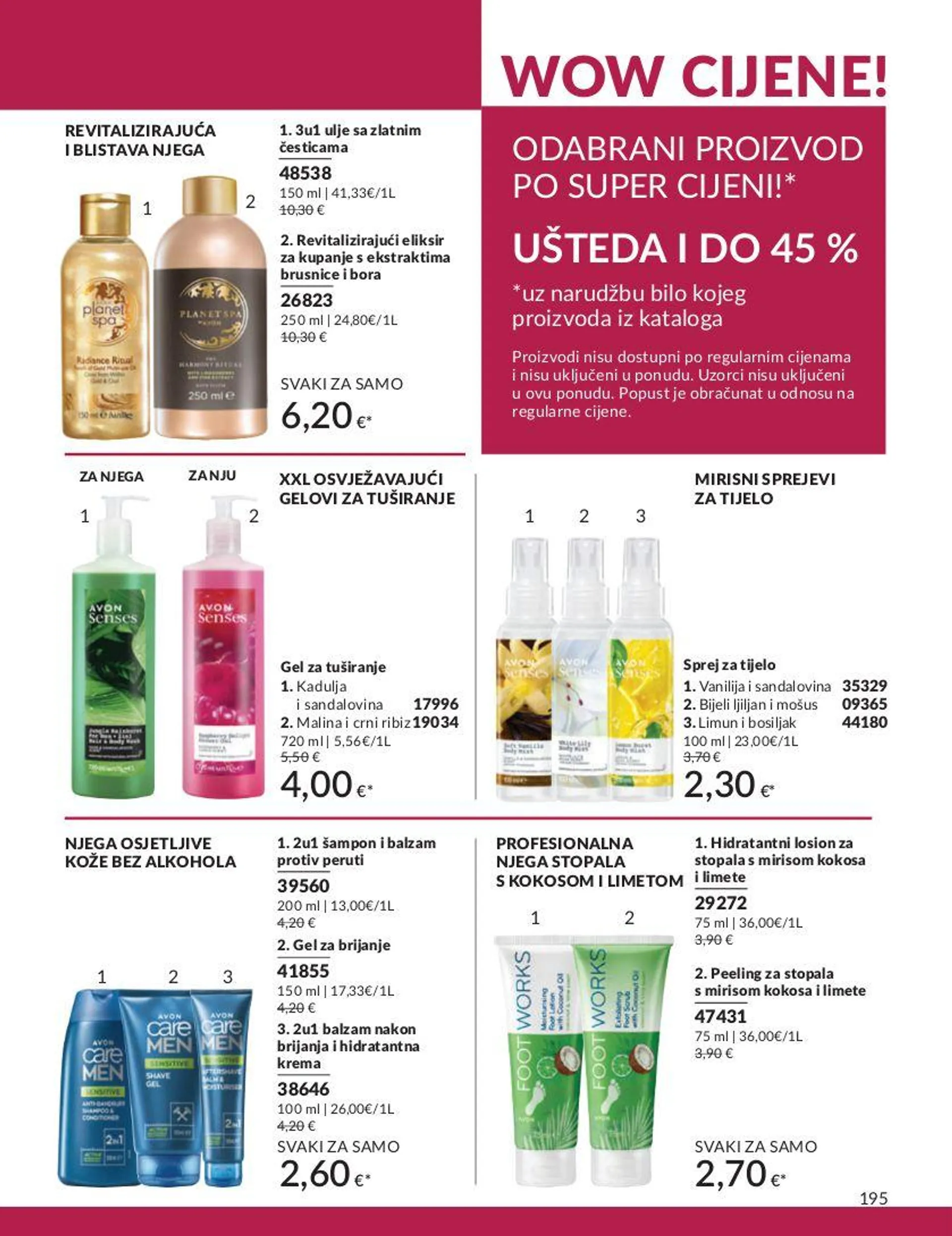 Katalog Avon od 2. rujna do 6. listopada 2024. - Pregled Stranica 195