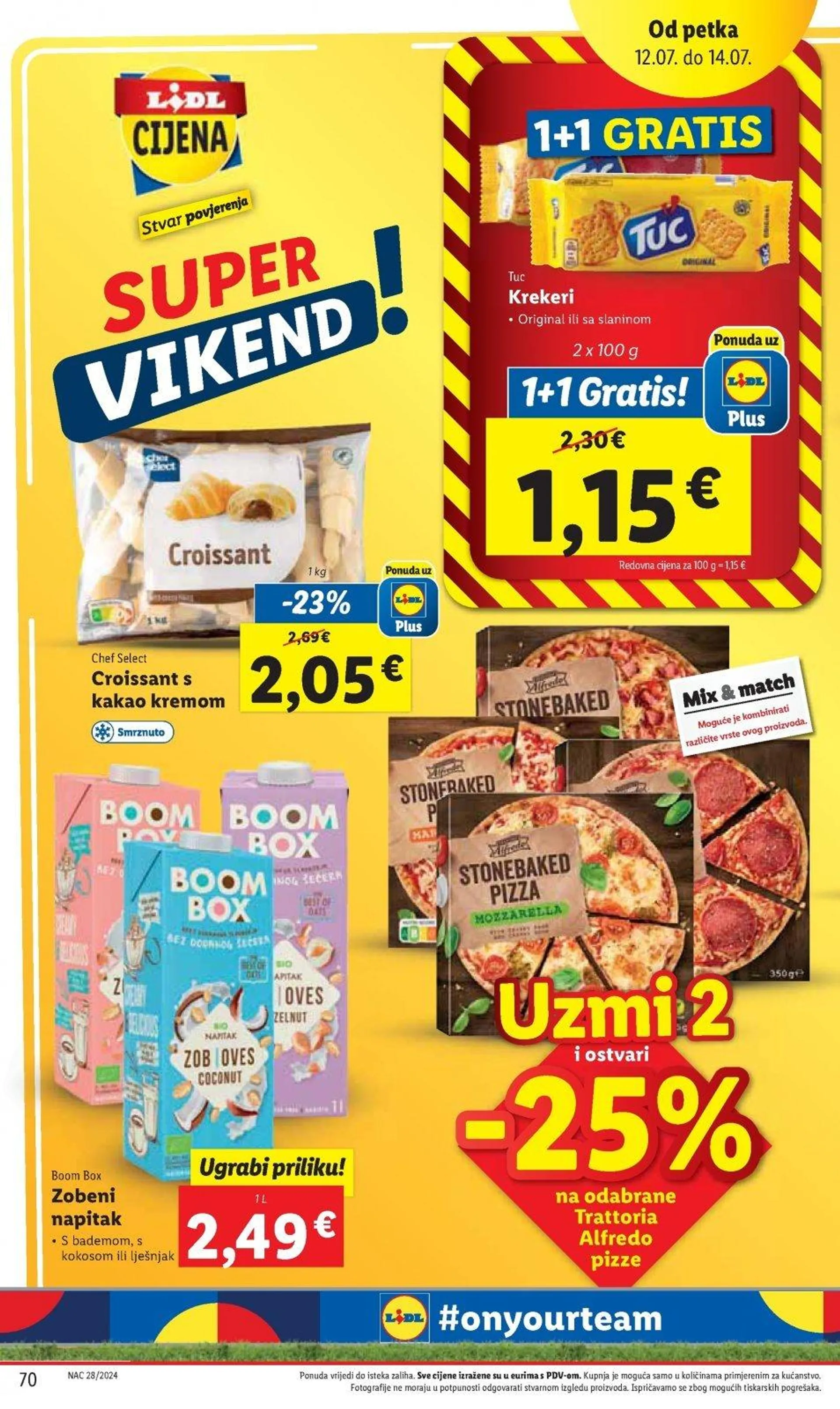 Katalog Lidl katalog do 14.07.2024 od 4. srpnja do 14. srpnja 2024. - Pregled Stranica 70