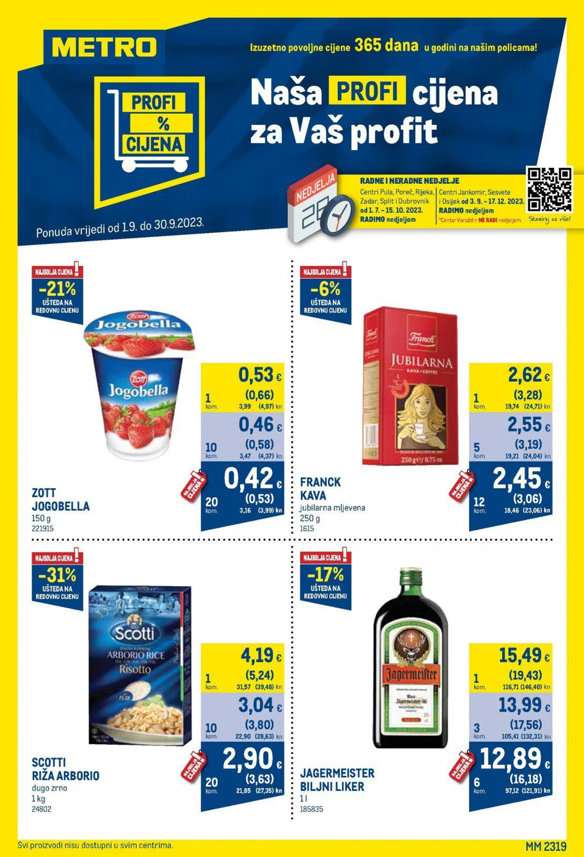 Katalog Metro katalog do 30.09.2023 od 14. rujna do 30. rujna 2023. - Pregled Stranica 1