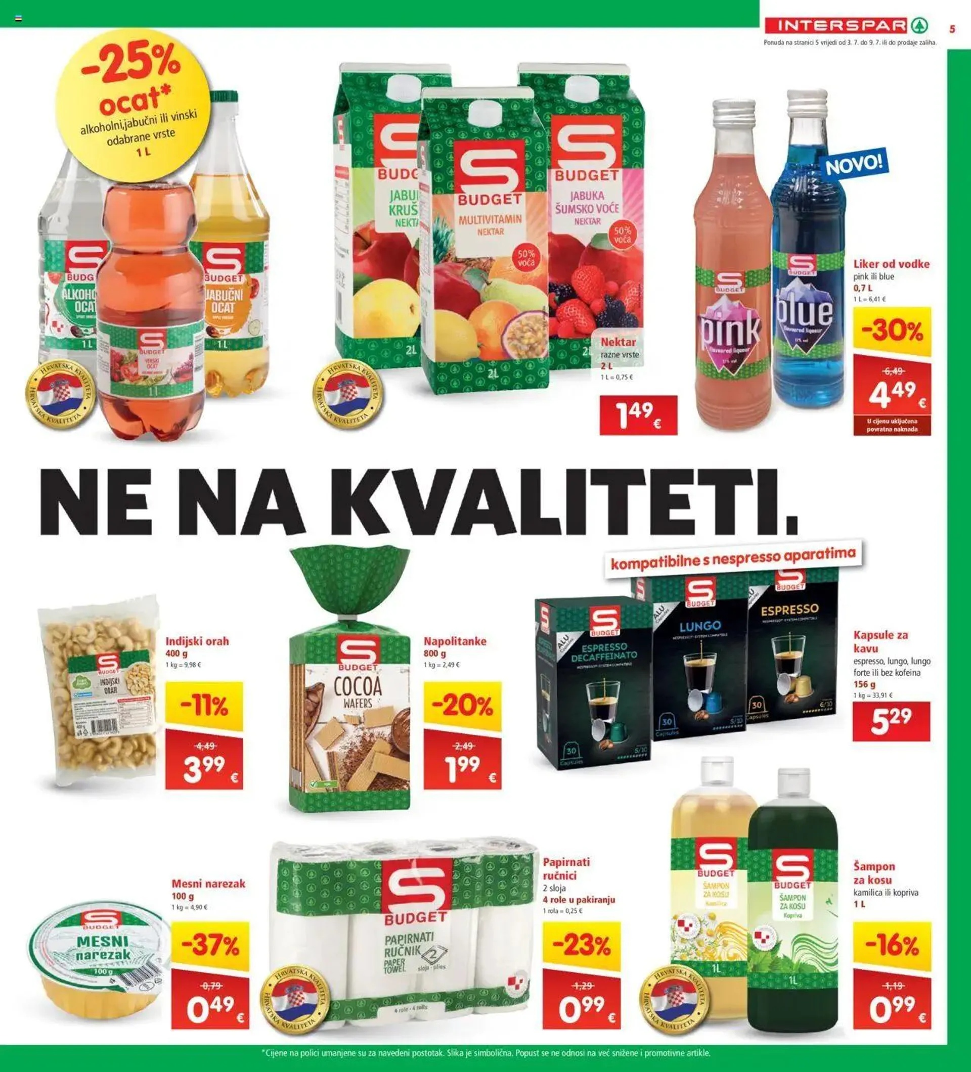 Katalog Katalog Interspar od 3. srpnja do 9. srpnja 2024. - Pregled Stranica 5