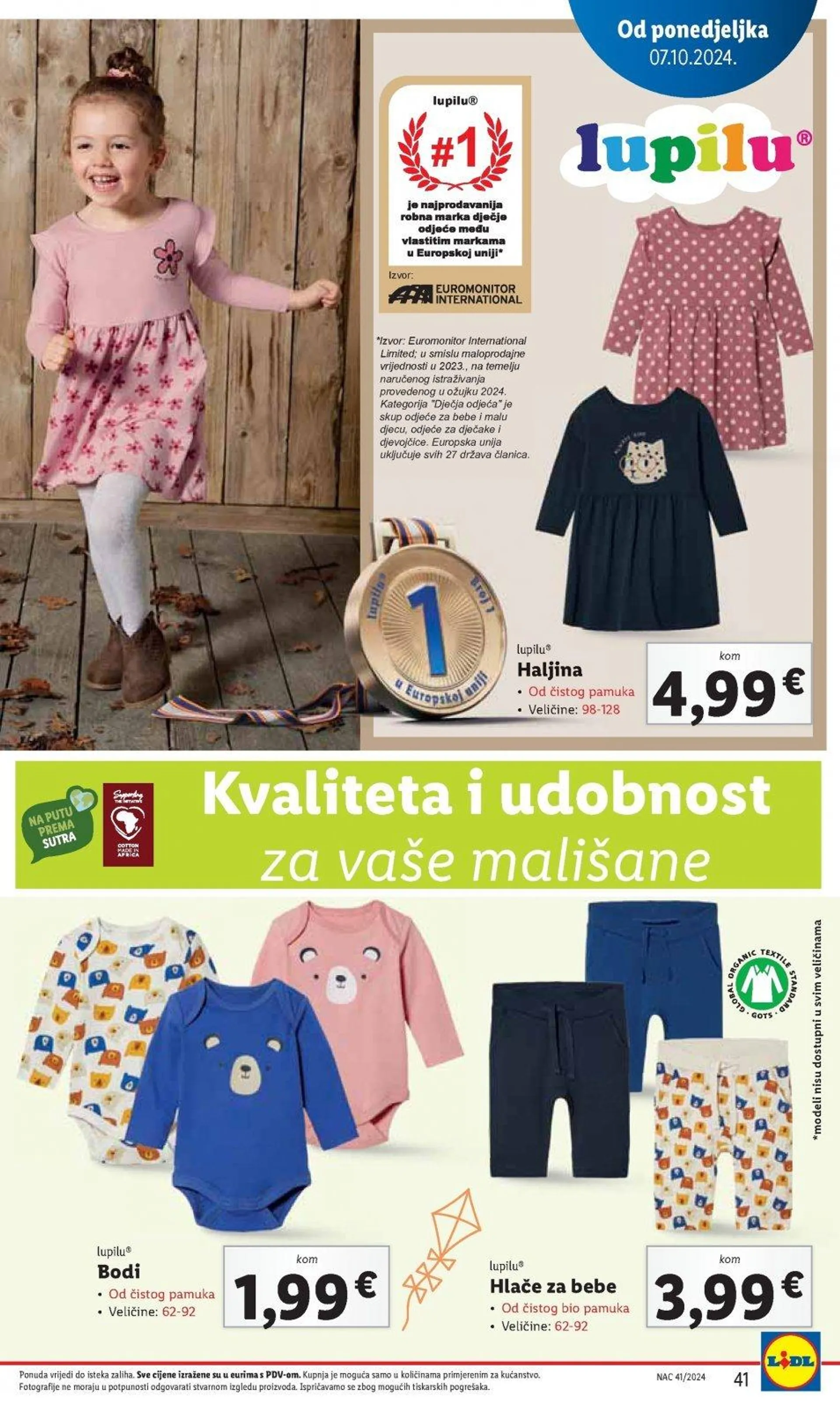 Katalog Lidl katalog do 13.10.2024 od 3. listopada do 13. listopada 2024. - Pregled Stranica 41