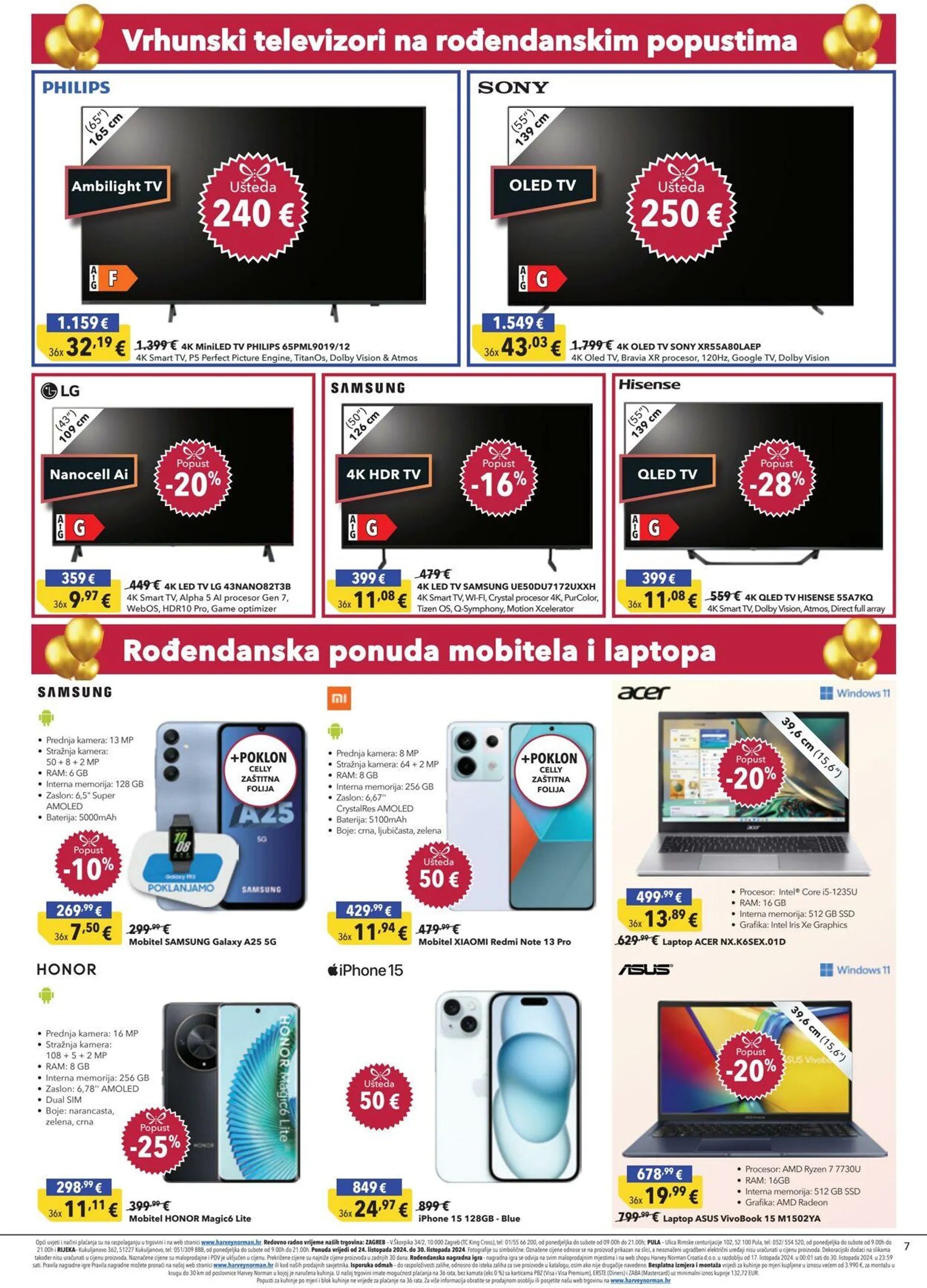 Katalog Harvey Norman od 25. listopada do 10. studenoga 2024. - Pregled Stranica 7