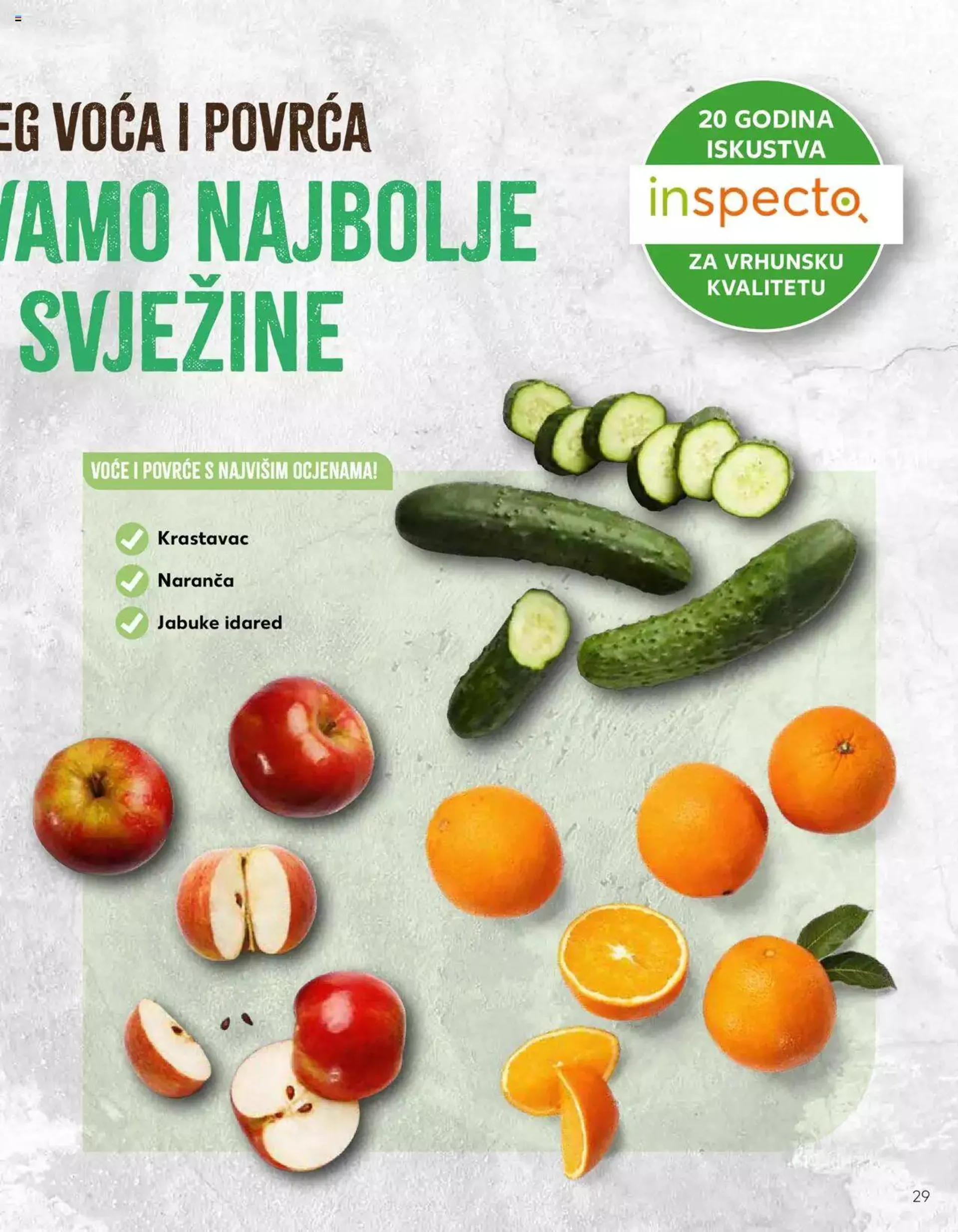Katalog Katalog Voće i povrće Kaufland od 23. siječnja do 31. prosinca 2024. - Pregled Stranica 29