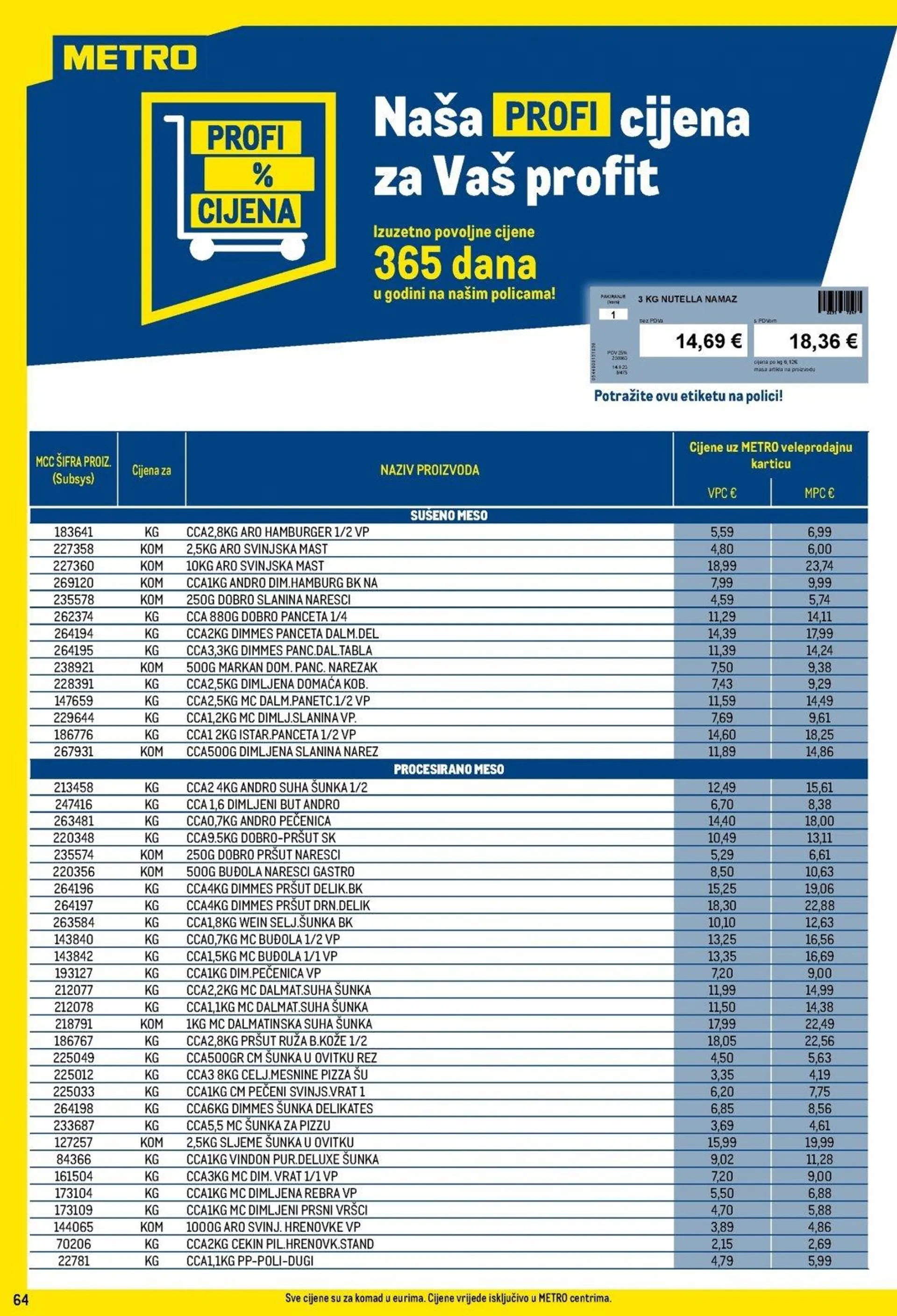 Katalog Metro katalog do 31.12.2024 od 5. prosinca do 31. prosinca 2024. - Pregled Stranica 64
