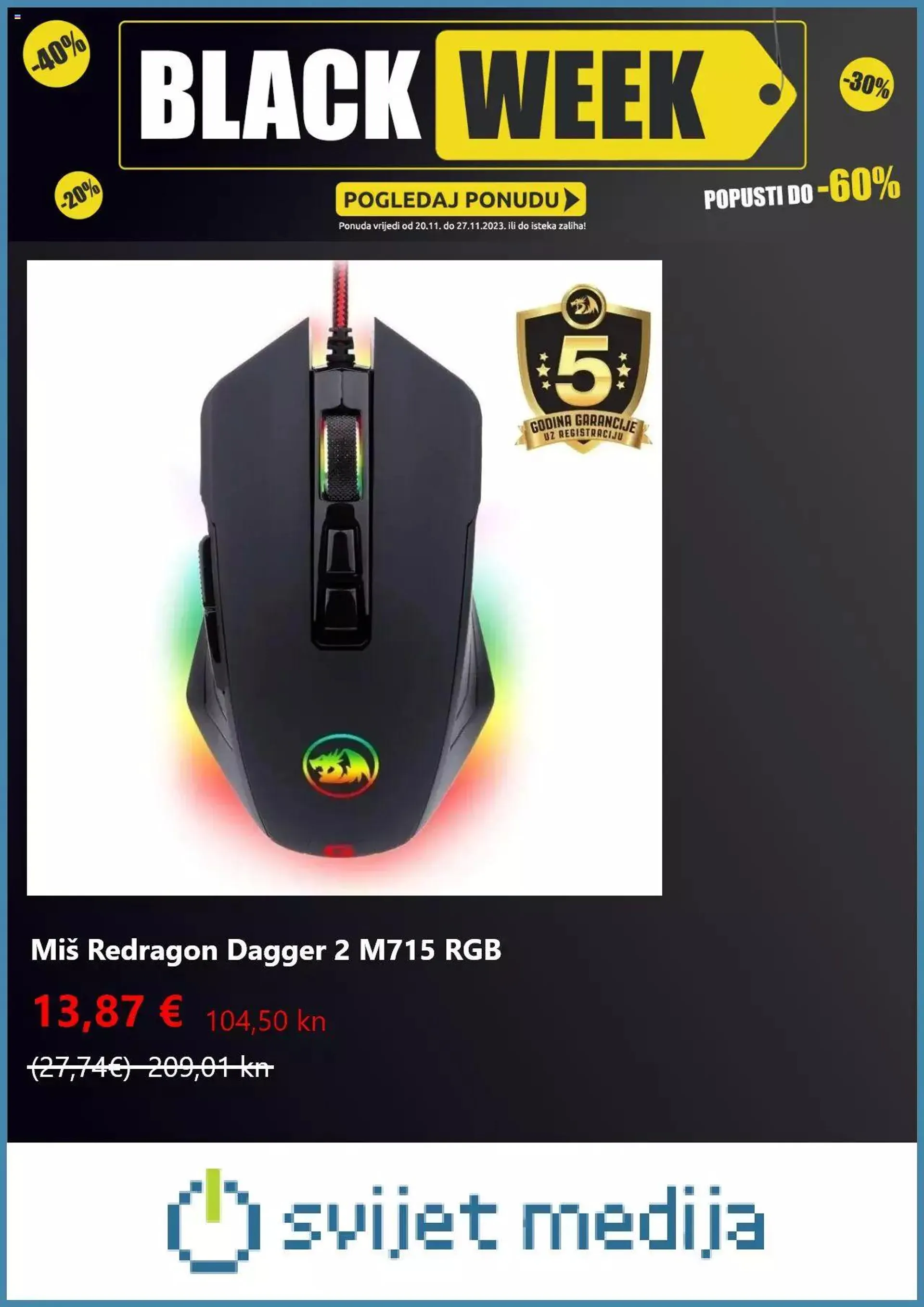 Katalog Black Friday Svijet medija od 20. studenoga do 4. prosinca 2023. - Pregled Stranica 2