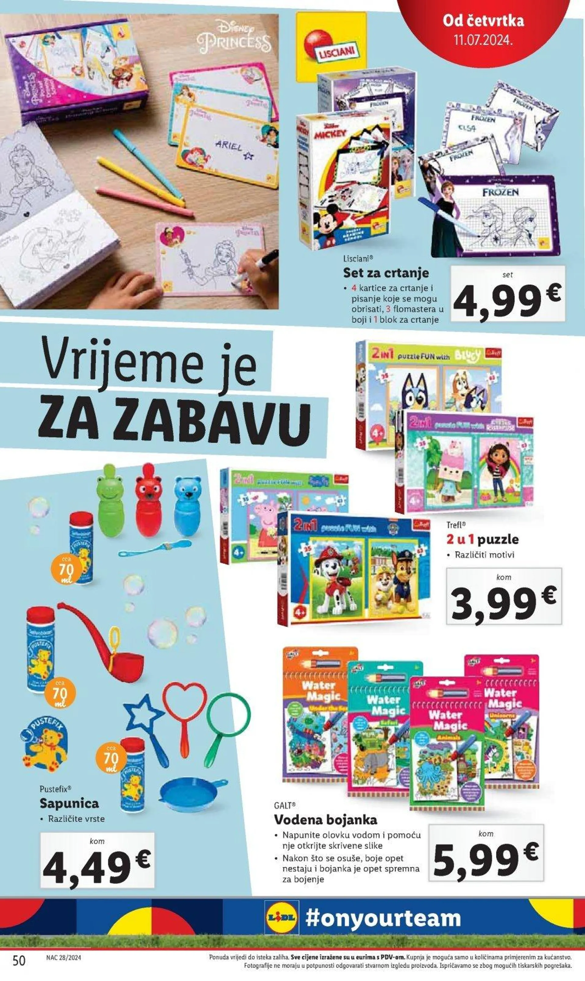 Katalog Lidl katalog do 14.07.2024 od 4. srpnja do 14. srpnja 2024. - Pregled Stranica 50