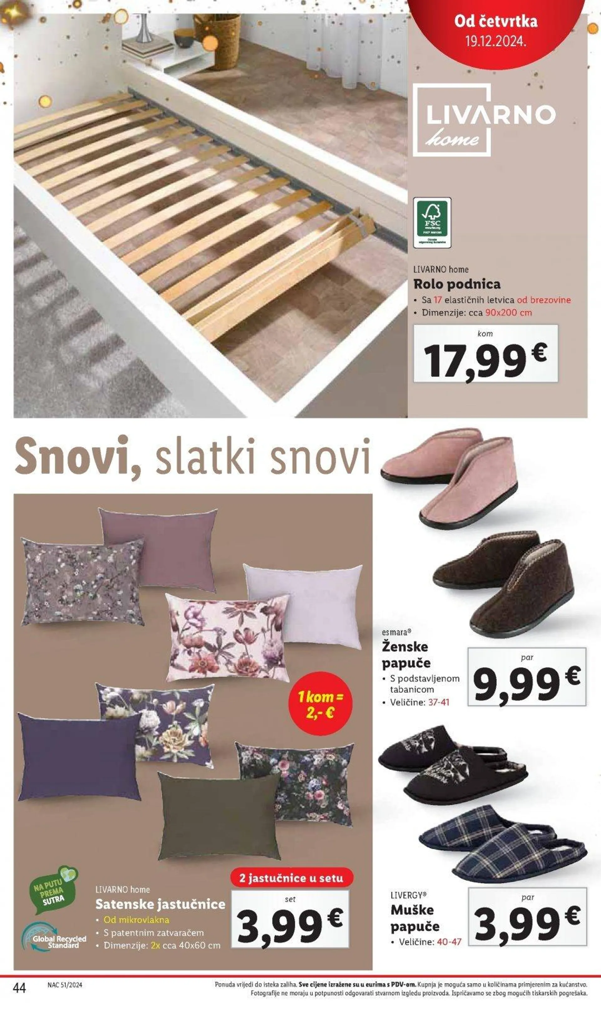 Katalog Lidl katalog do 24.12.2024 od 19. prosinca do 24. prosinca 2024. - Pregled Stranica 44