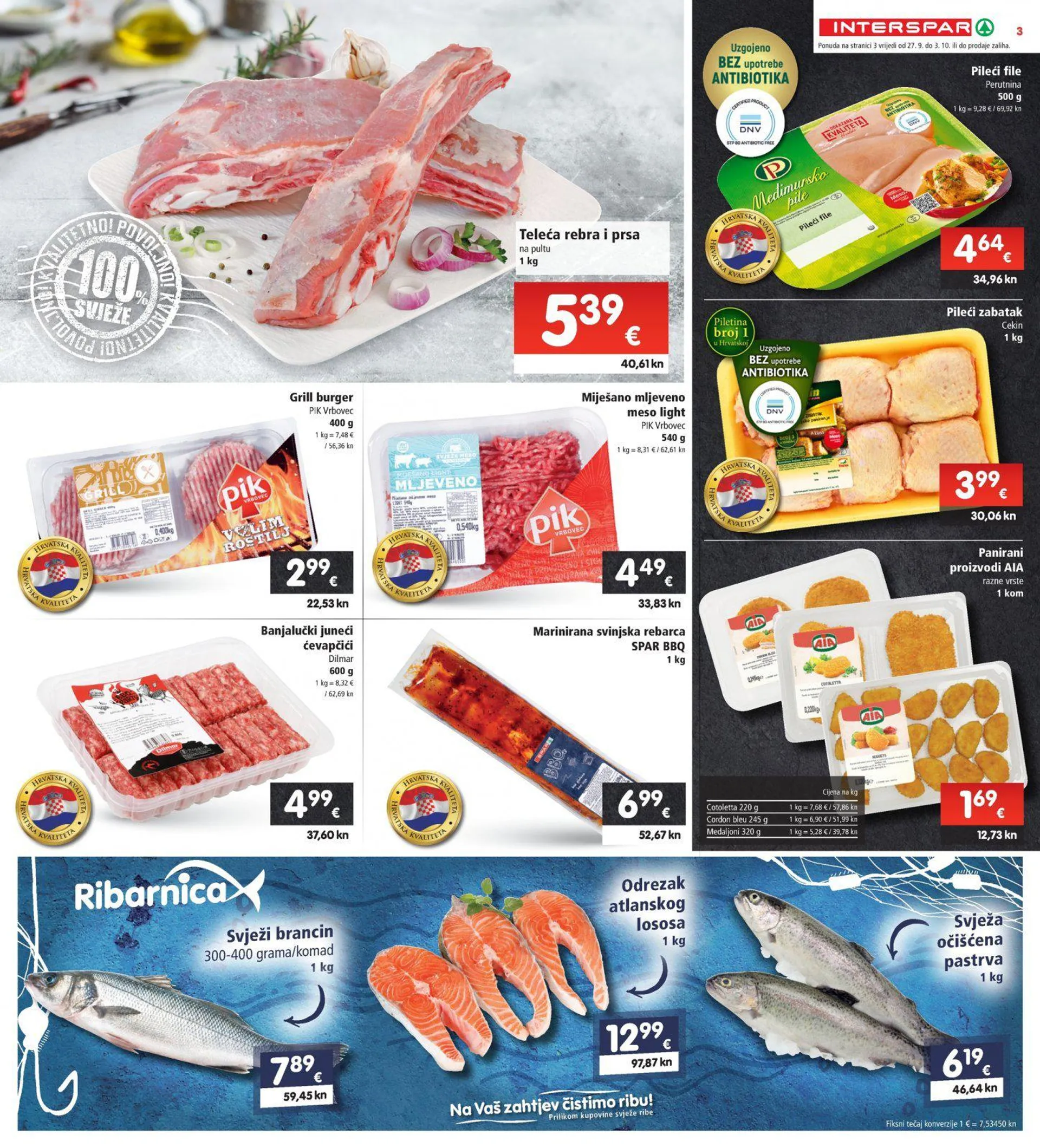 Katalog Interspar katalog do 03.10.2023 od 27. rujna do 3. listopada 2023. - Pregled Stranica 3