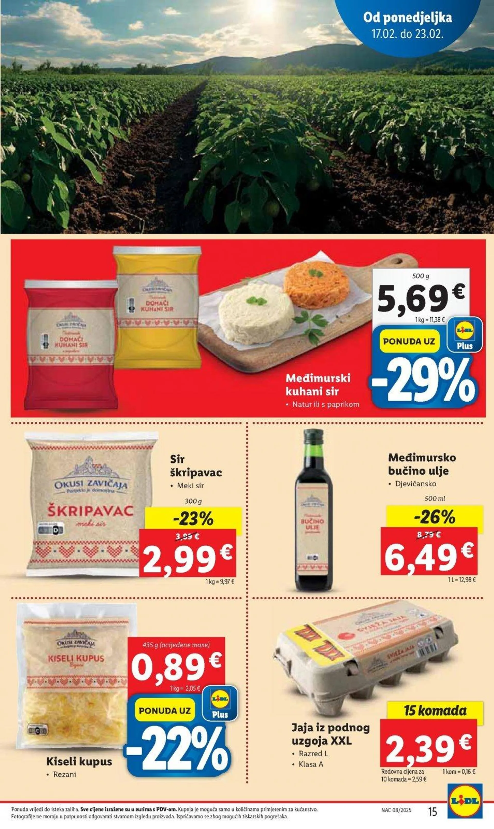 Katalog Lidl katalog do 23.02.2025 od 13. veljače do 23. veljače 2025. - Pregled Stranica 15