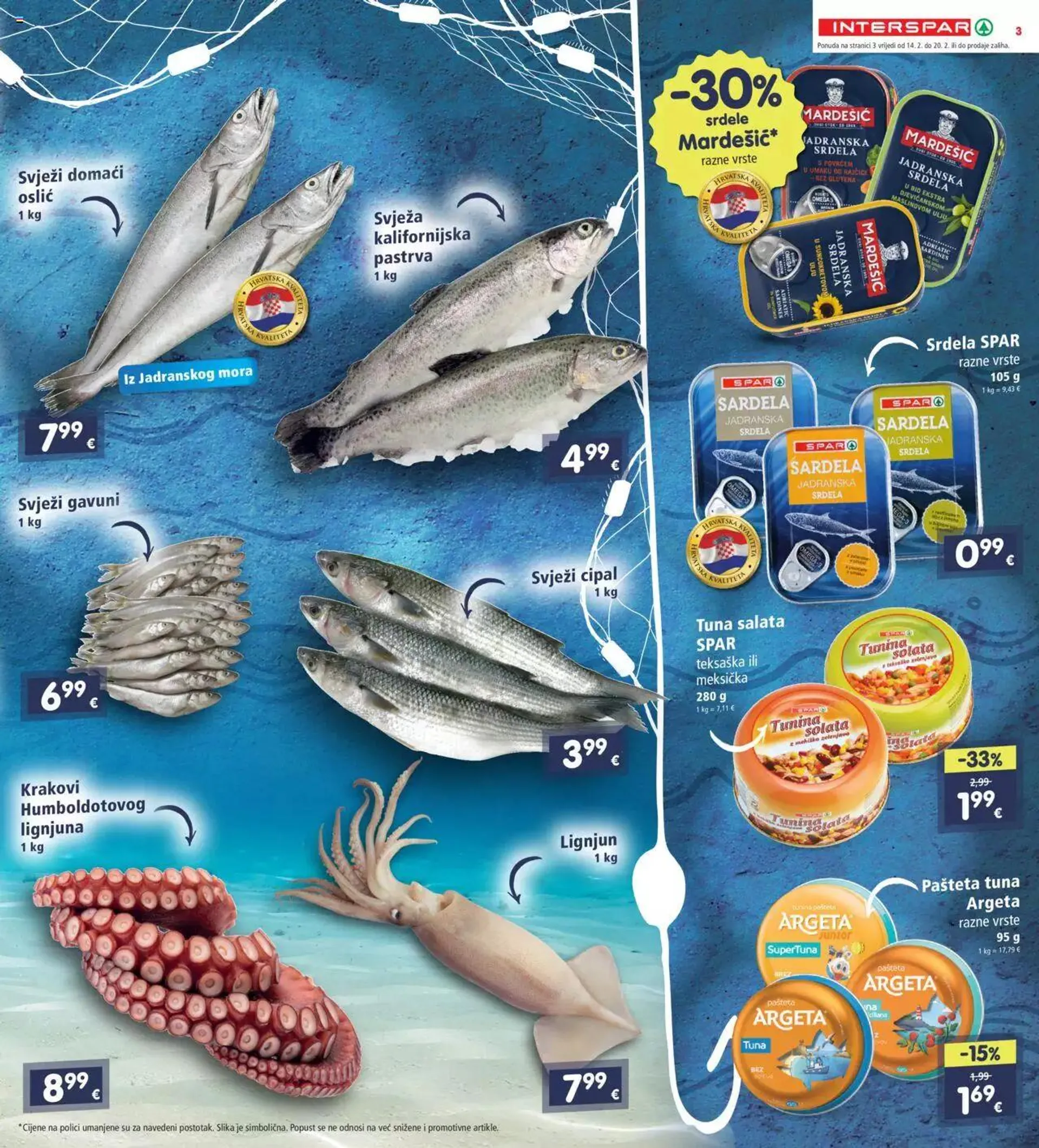 Katalog Katalog Interspar od 14. veljače do 20. veljače 2024. - Pregled Stranica 3