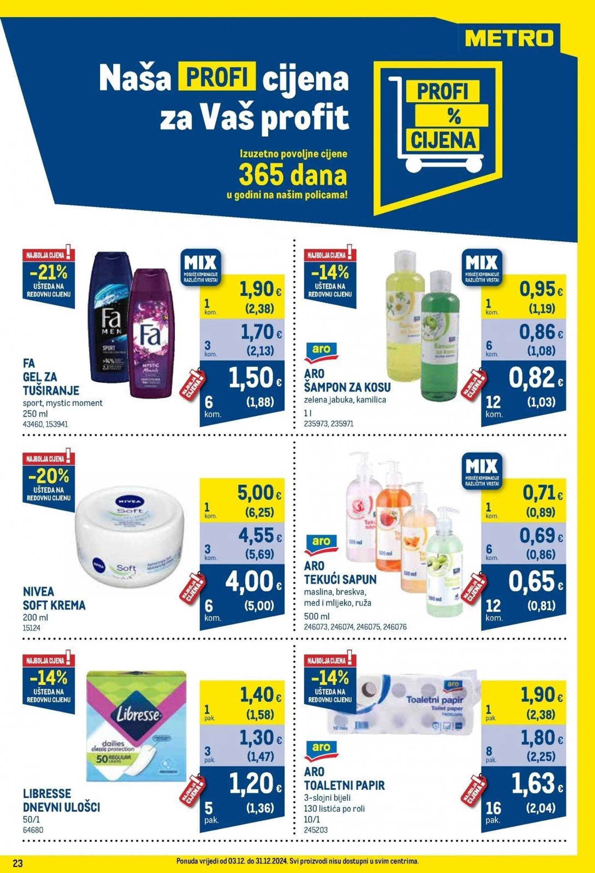 Katalog Metro katalog do 31.12.2024 od 5. prosinca do 31. prosinca 2024. - Pregled Stranica 23