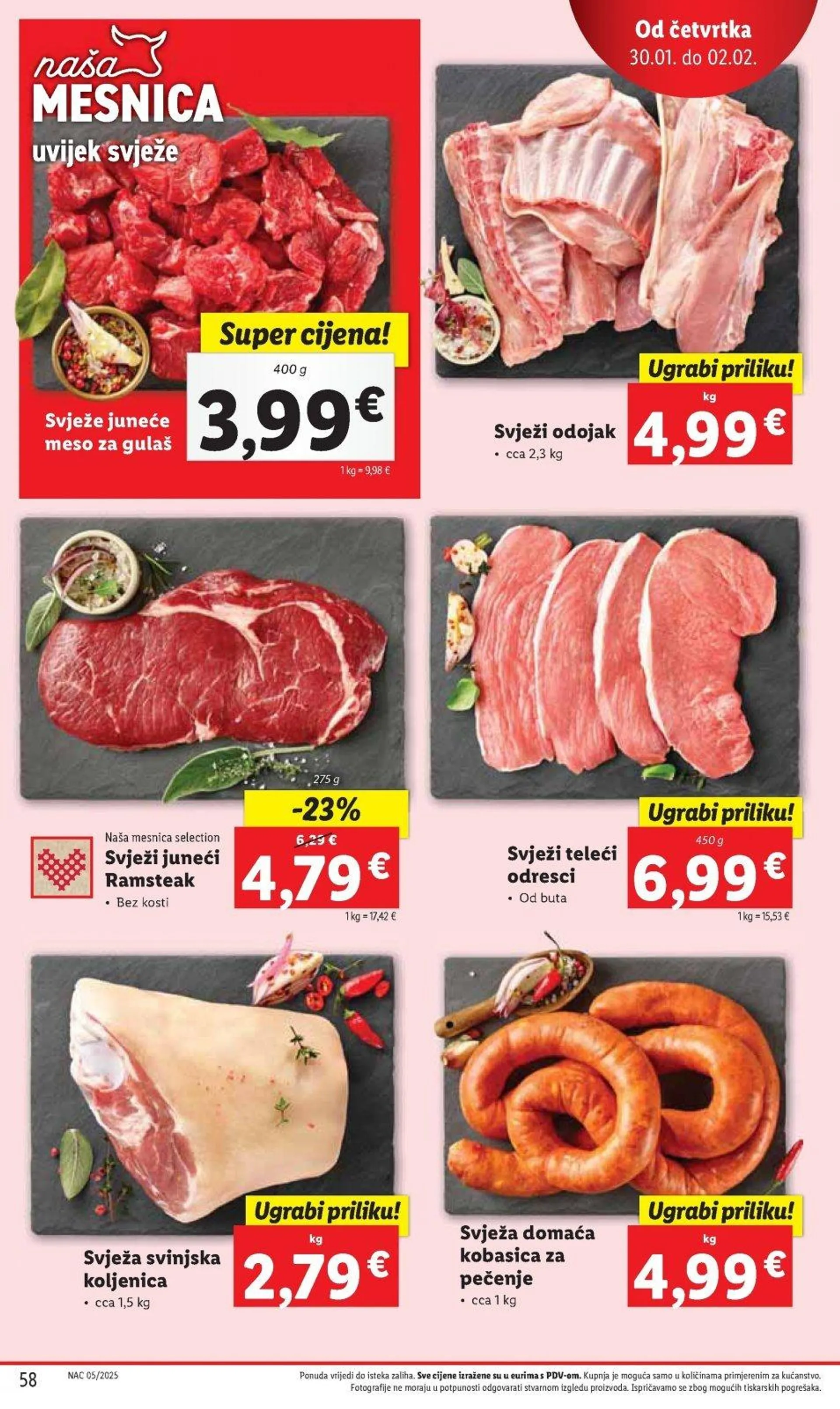 Katalog Lidl katalog do 02.02.2025 od 23. siječnja do 2. veljače 2025. - Pregled Stranica 58