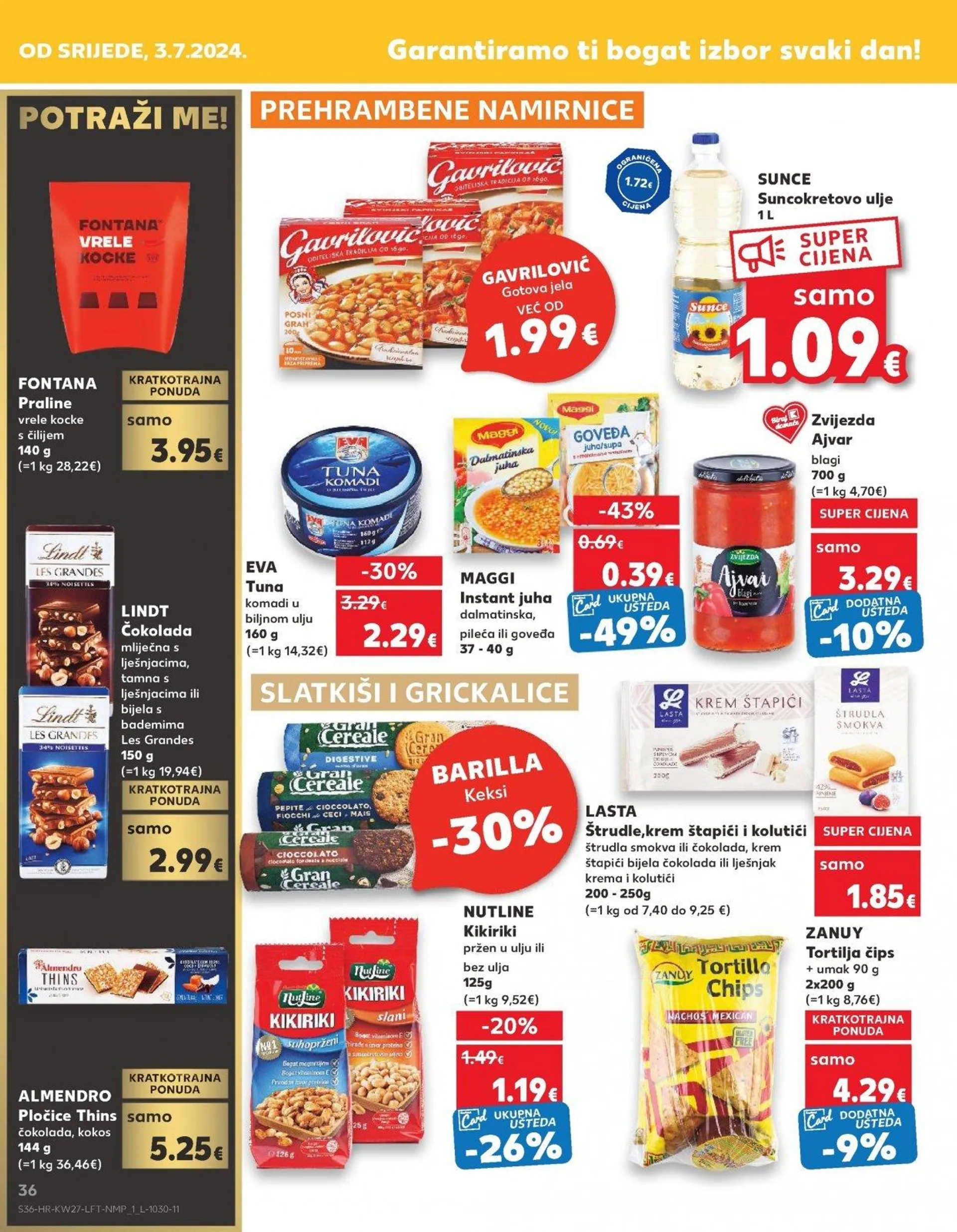 Katalog Kaufland katalog do 09.07.2024 od 3. srpnja do 9. srpnja 2024. - Pregled Stranica 36