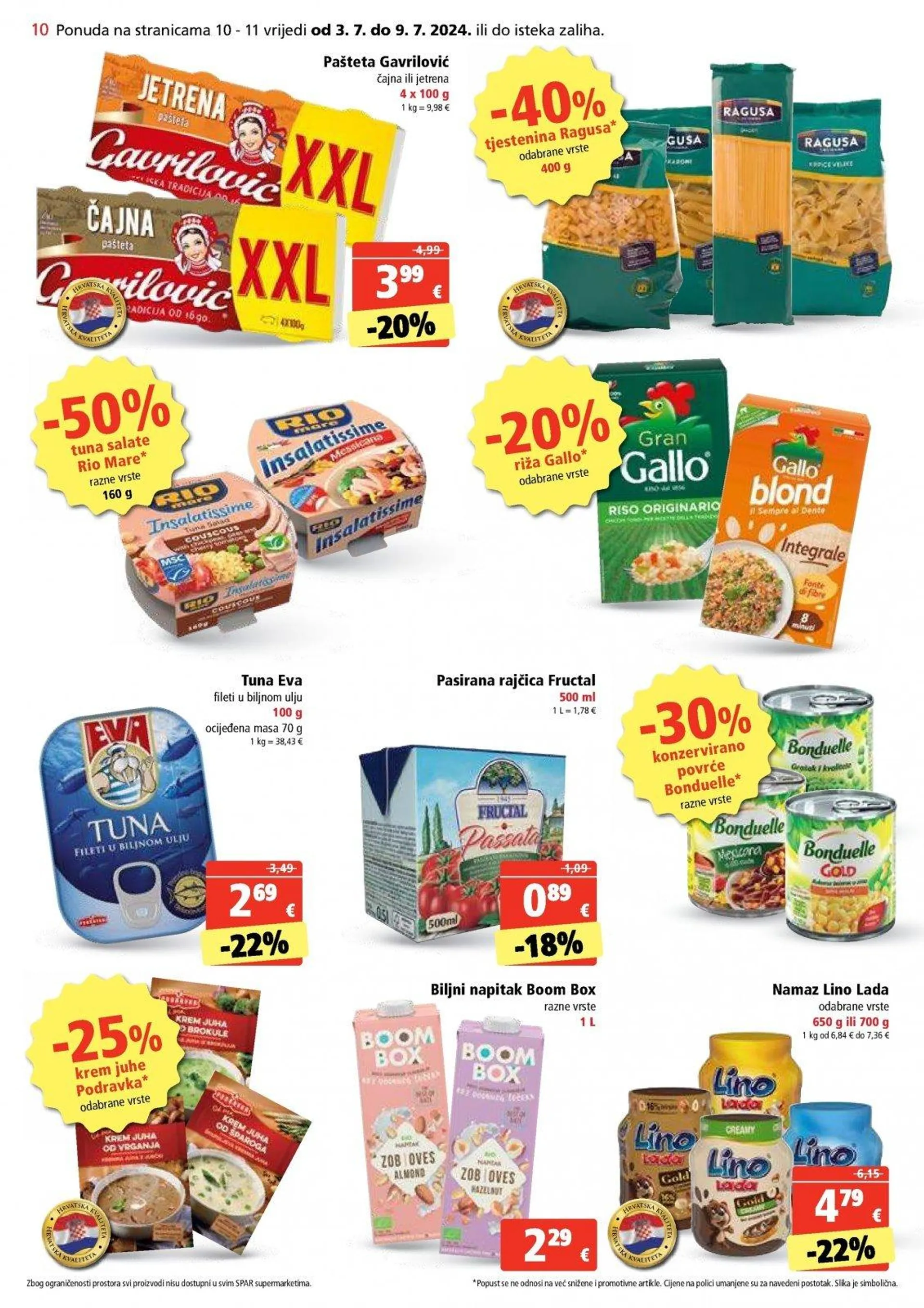 Katalog Spar katalog do 09.07.2024 od 3. srpnja do 9. srpnja 2024. - Pregled Stranica 10