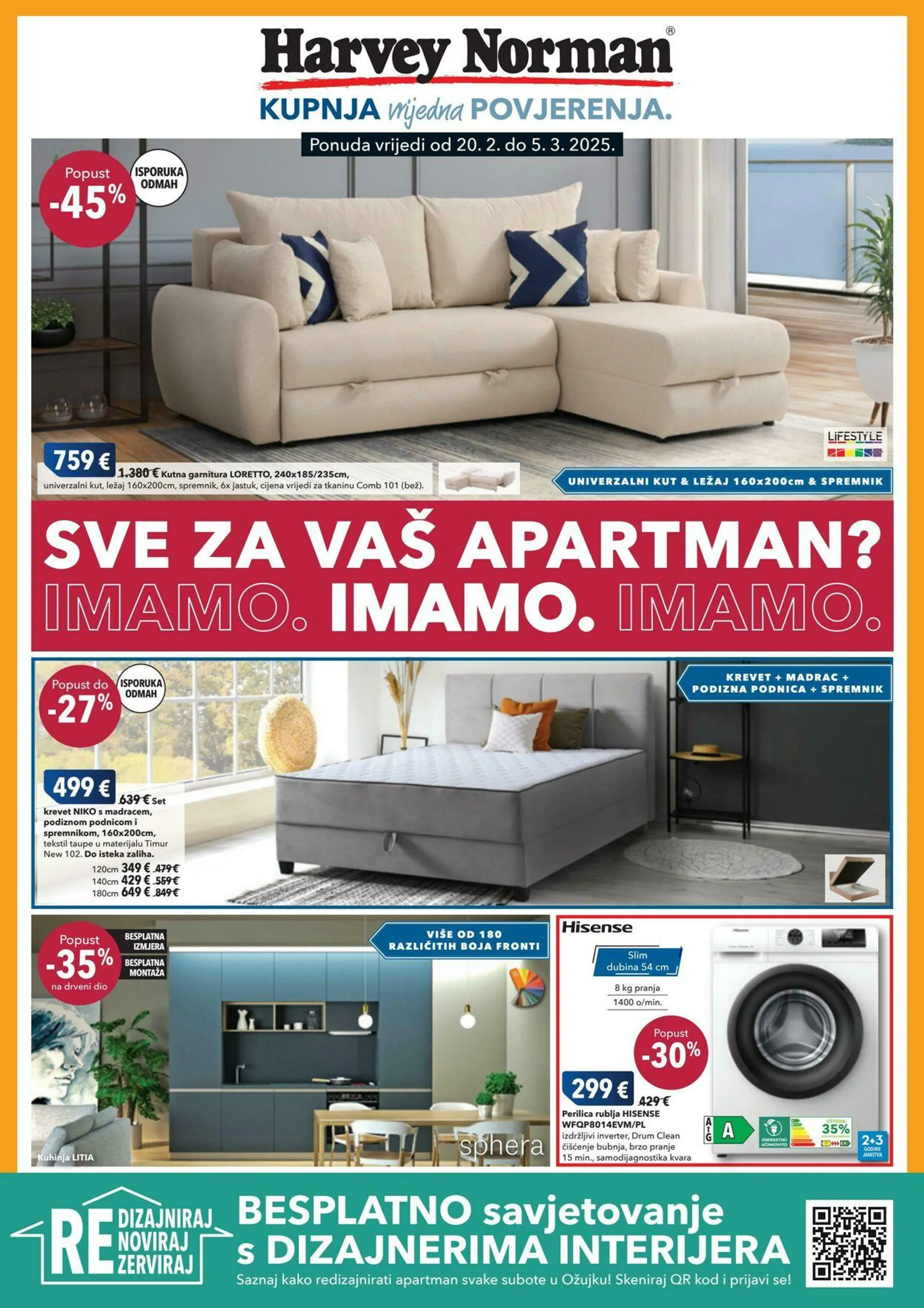 Katalog Harvey Norman od 20. veljače do 6. ožujka 2025. - Pregled Stranica 1