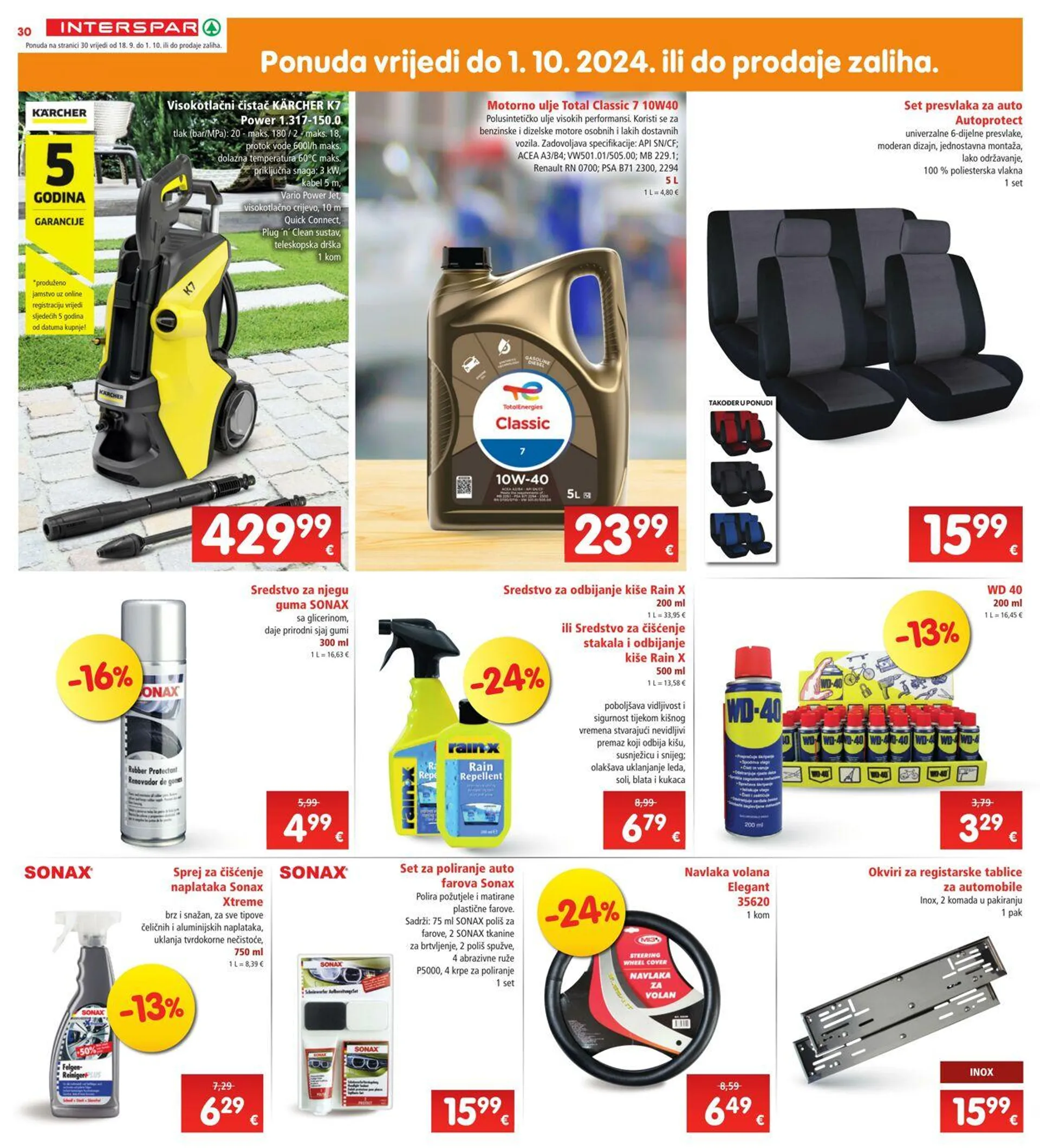 Katalog Spar od 20. rujna do 2. listopada 2024. - Pregled Stranica 30