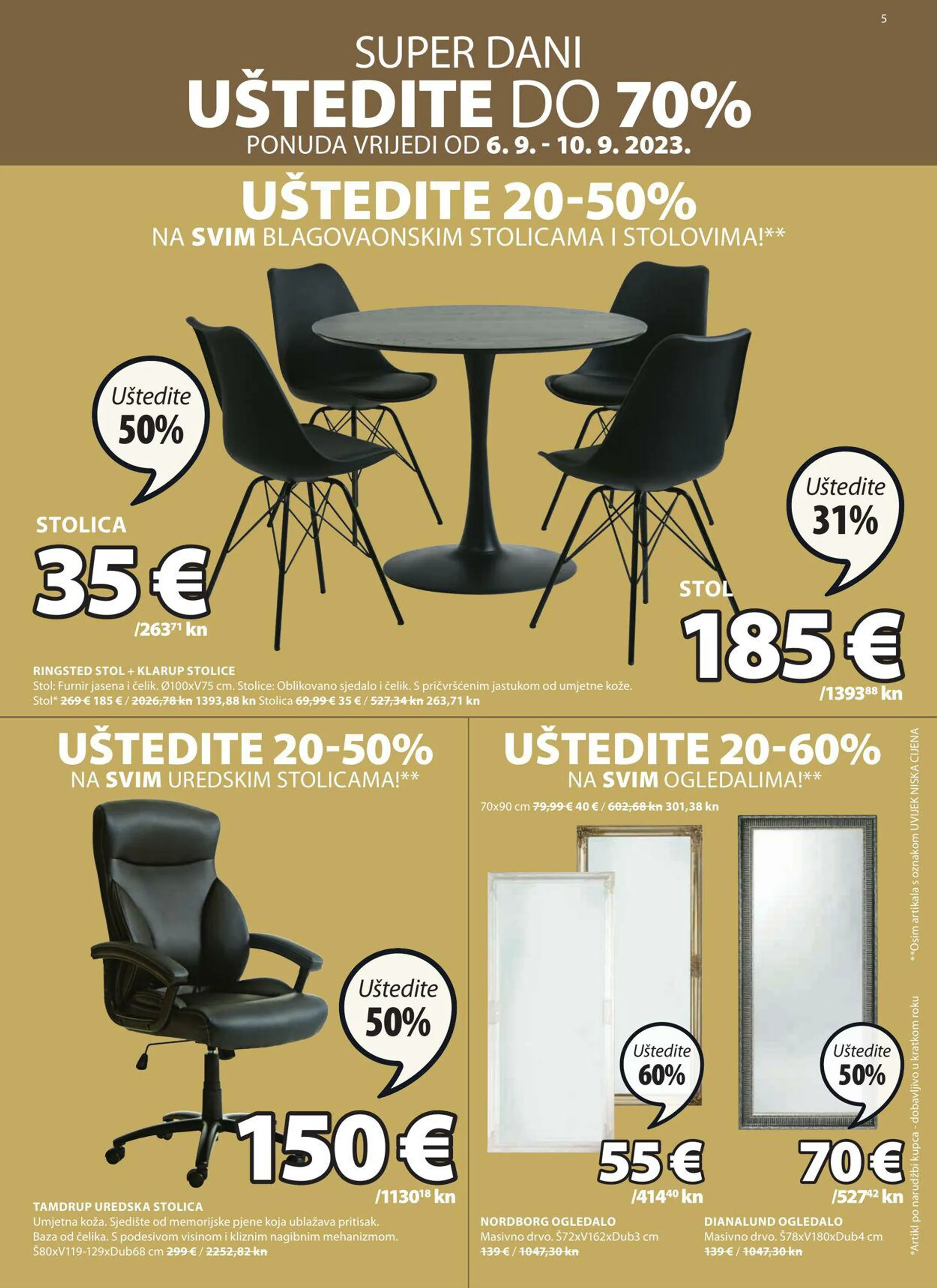 Katalog Jysk od 6. rujna do 17. listopada 2023. - Pregled Stranica 5