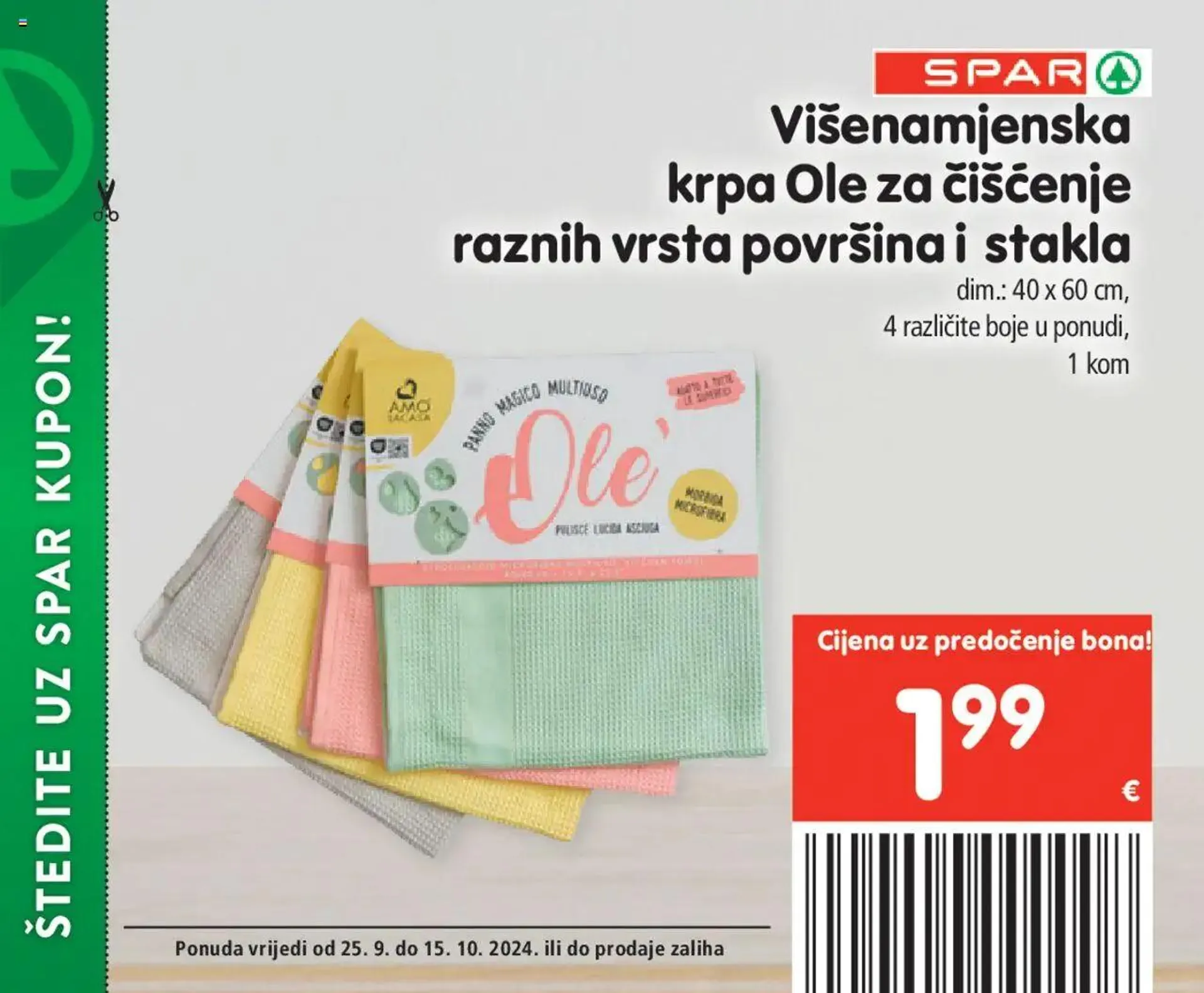 Katalog Posebne pogodnosti Spar od 25. rujna do 15. listopada 2024. - Pregled Stranica 25