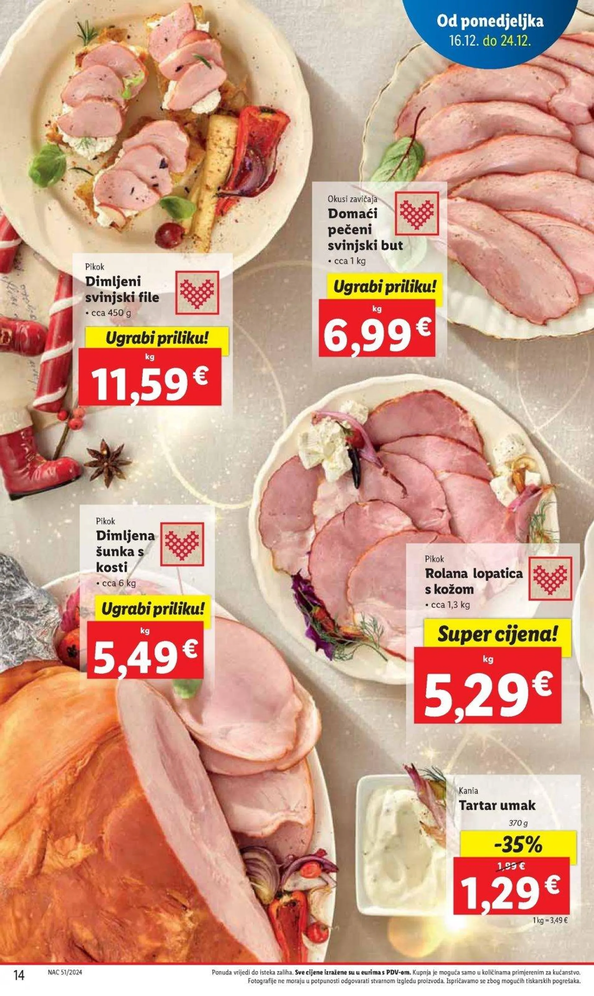 Katalog Lidl katalog do 24.12.2024 od 19. prosinca do 24. prosinca 2024. - Pregled Stranica 14