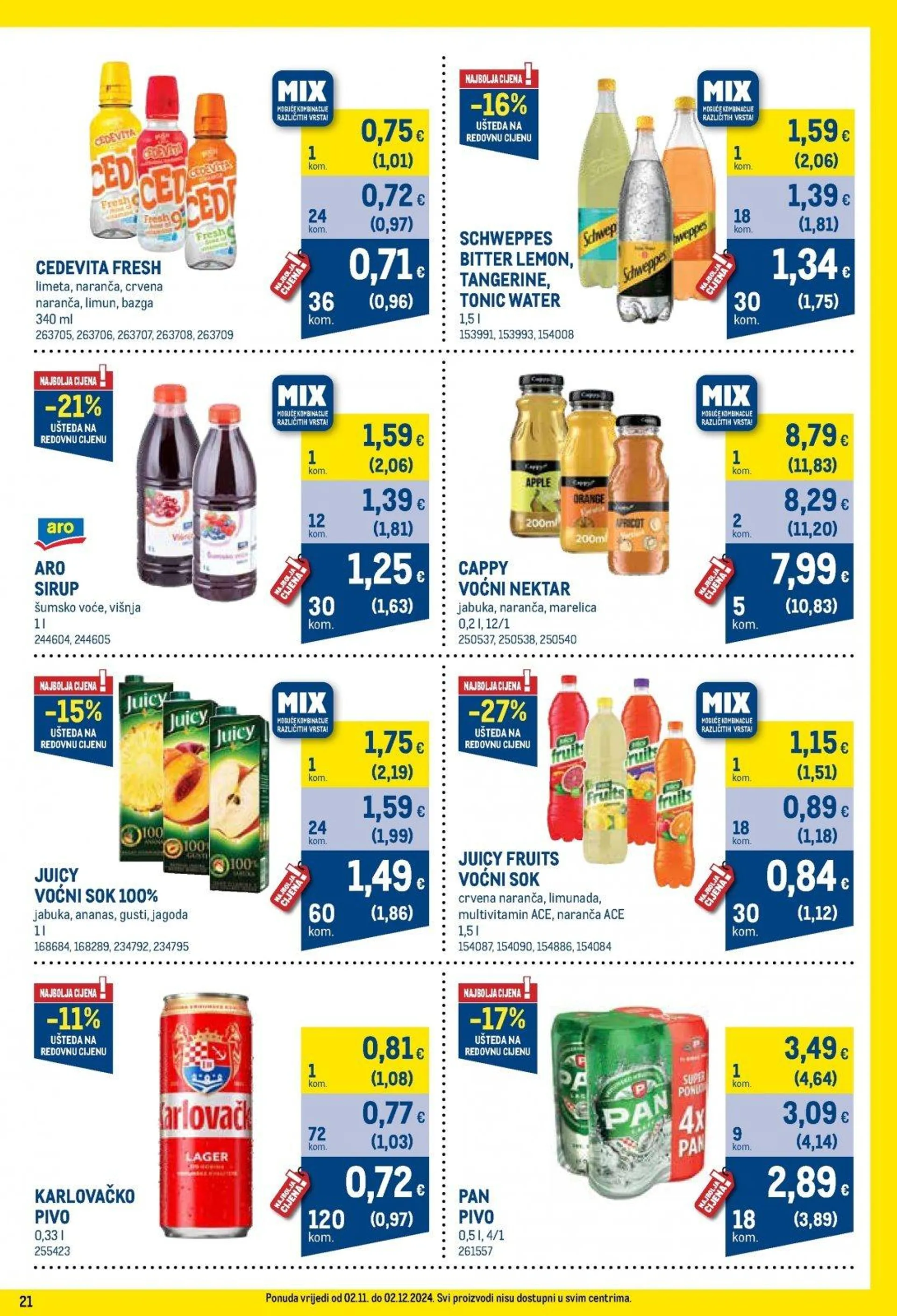 Katalog Metro katalog do 02.12.2024 od 6. studenoga do 2. prosinca 2024. - Pregled Stranica 21