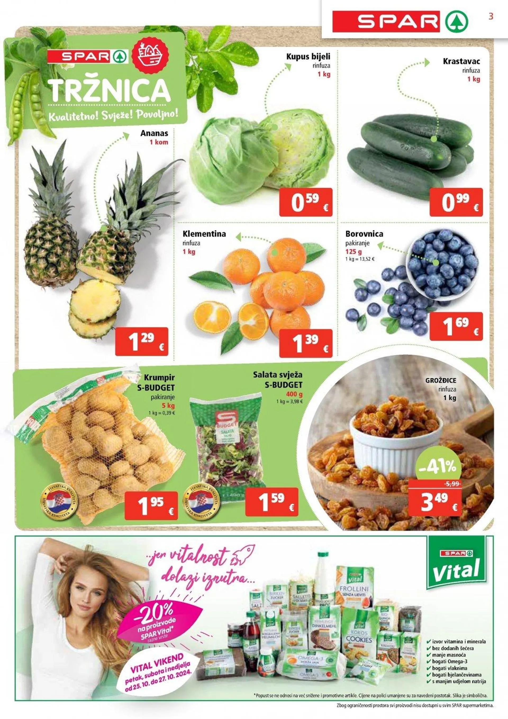 Katalog Spar katalog do 29.10.2024 od 23. listopada do 29. listopada 2024. - Pregled Stranica 3