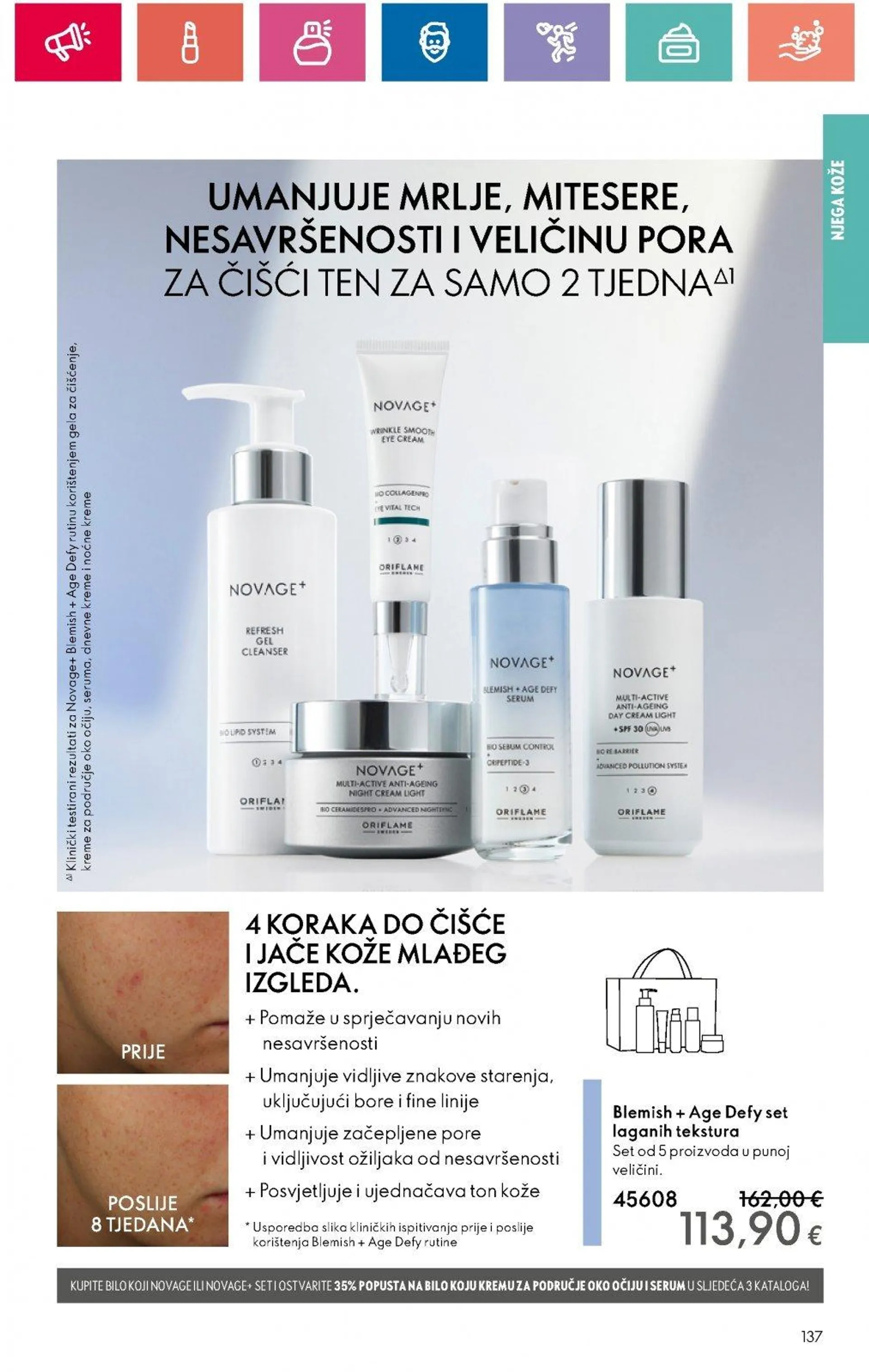 Katalog Oriflame katalog do 02.10.2024 od 12. rujna do 2. listopada 2024. - Pregled Stranica 137