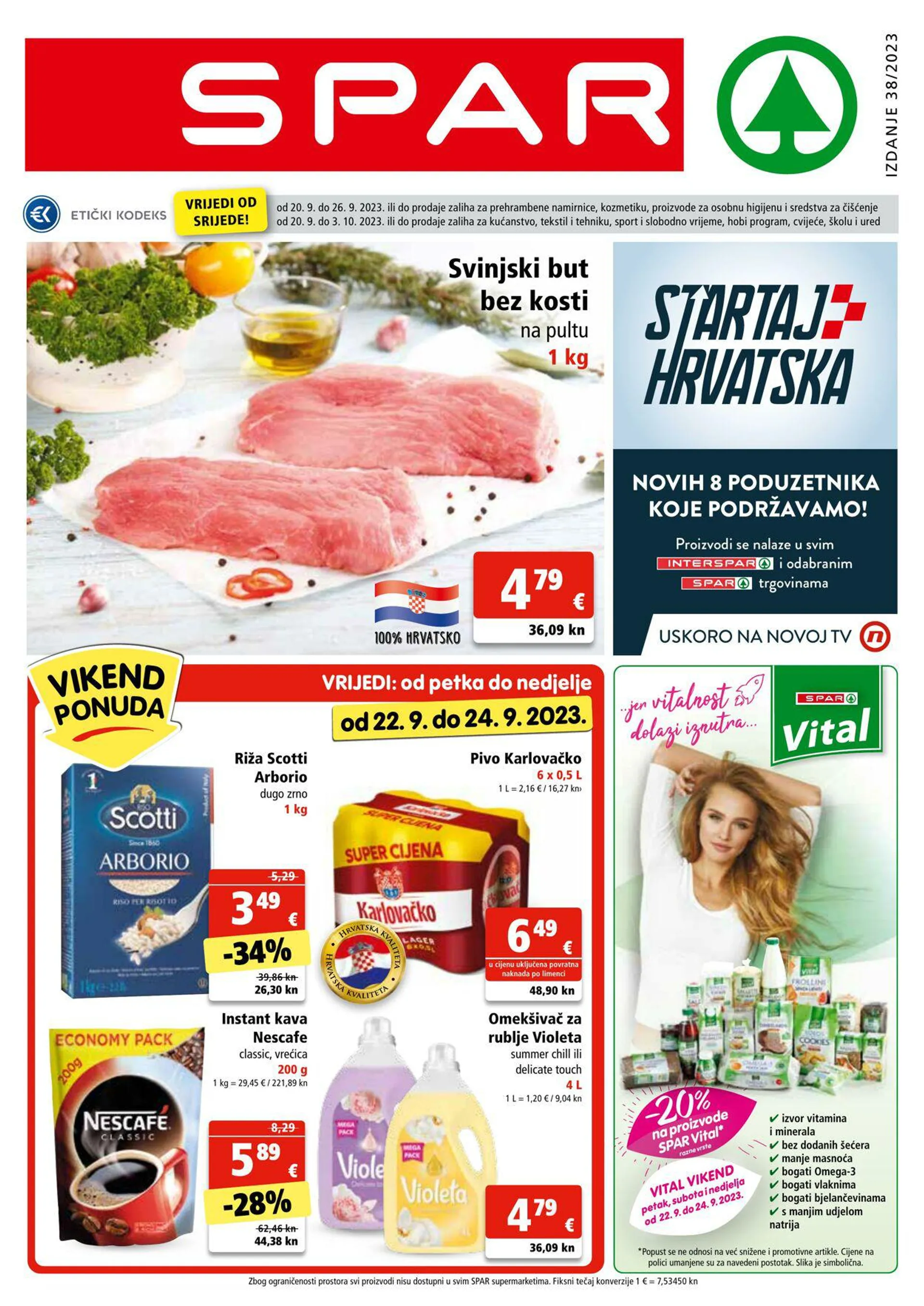 Katalog Spar od 20. rujna do 26. rujna 2023. - Pregled Stranica 1