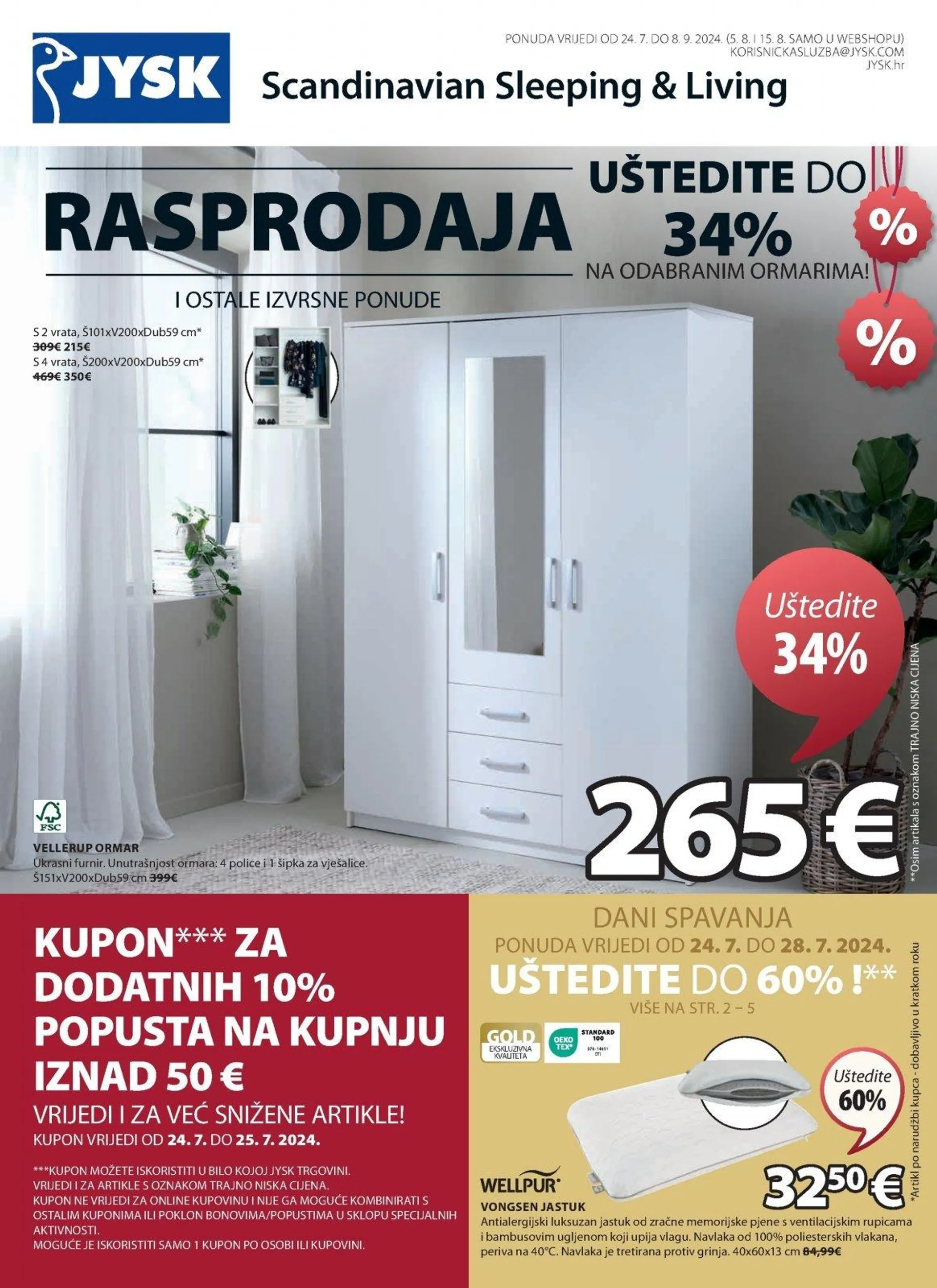 JYSK katalog do 08.09.2024 - 1