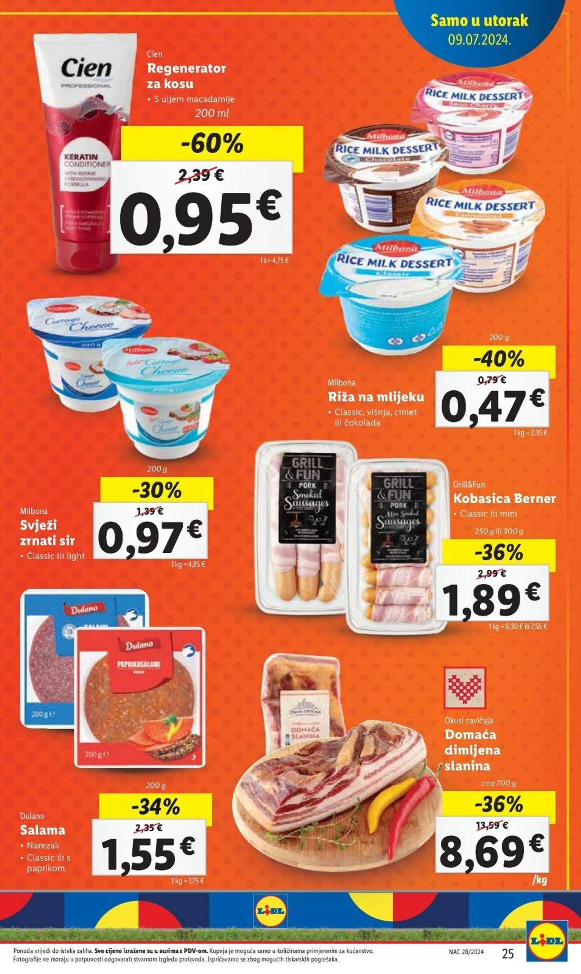 Katalog Lidl katalog do 14.07.2024 od 4. srpnja do 14. srpnja 2024. - Pregled Stranica 25