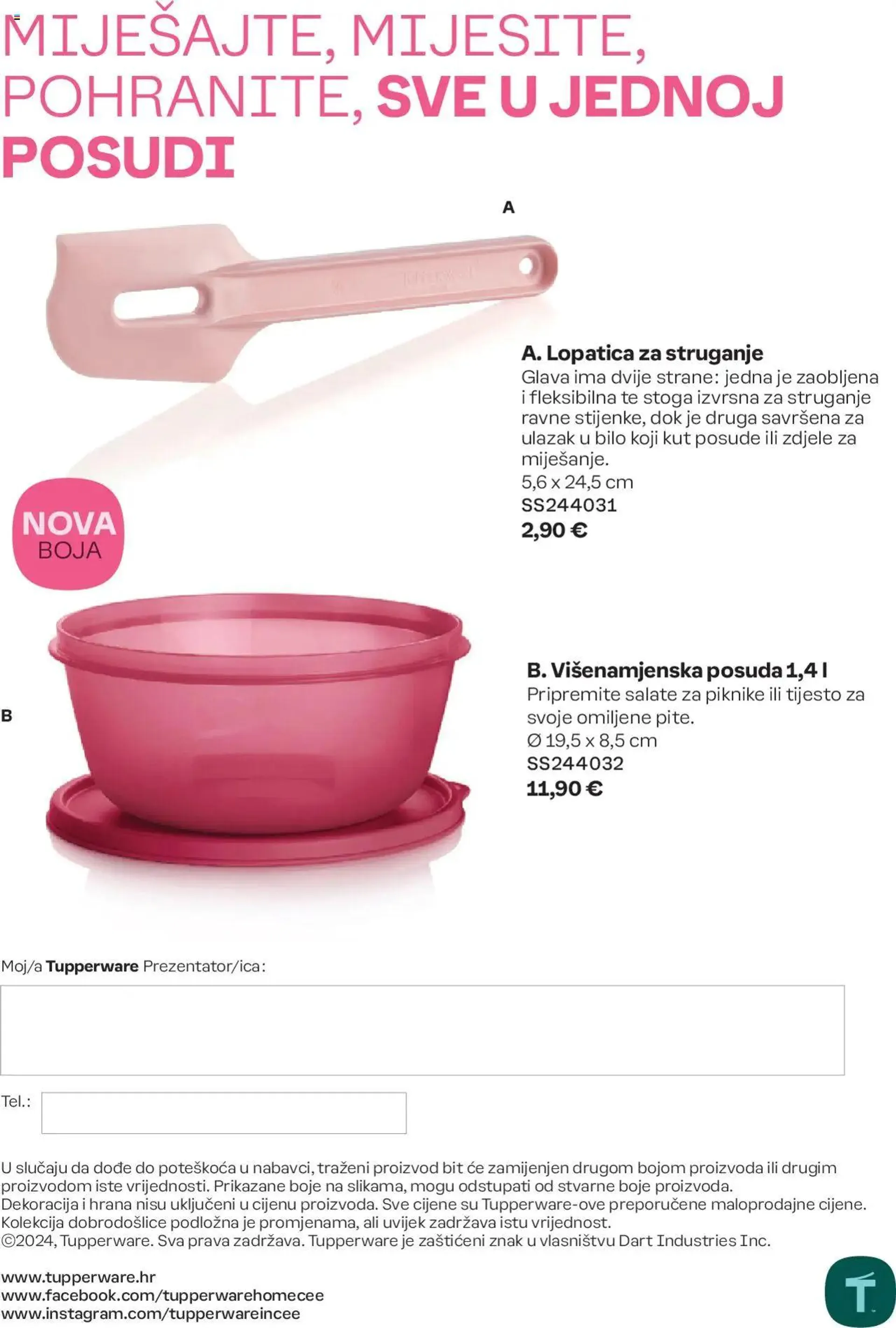 Katalog Katalog Tupperware od 1. listopada do 31. listopada 2024. - Pregled Stranica 20