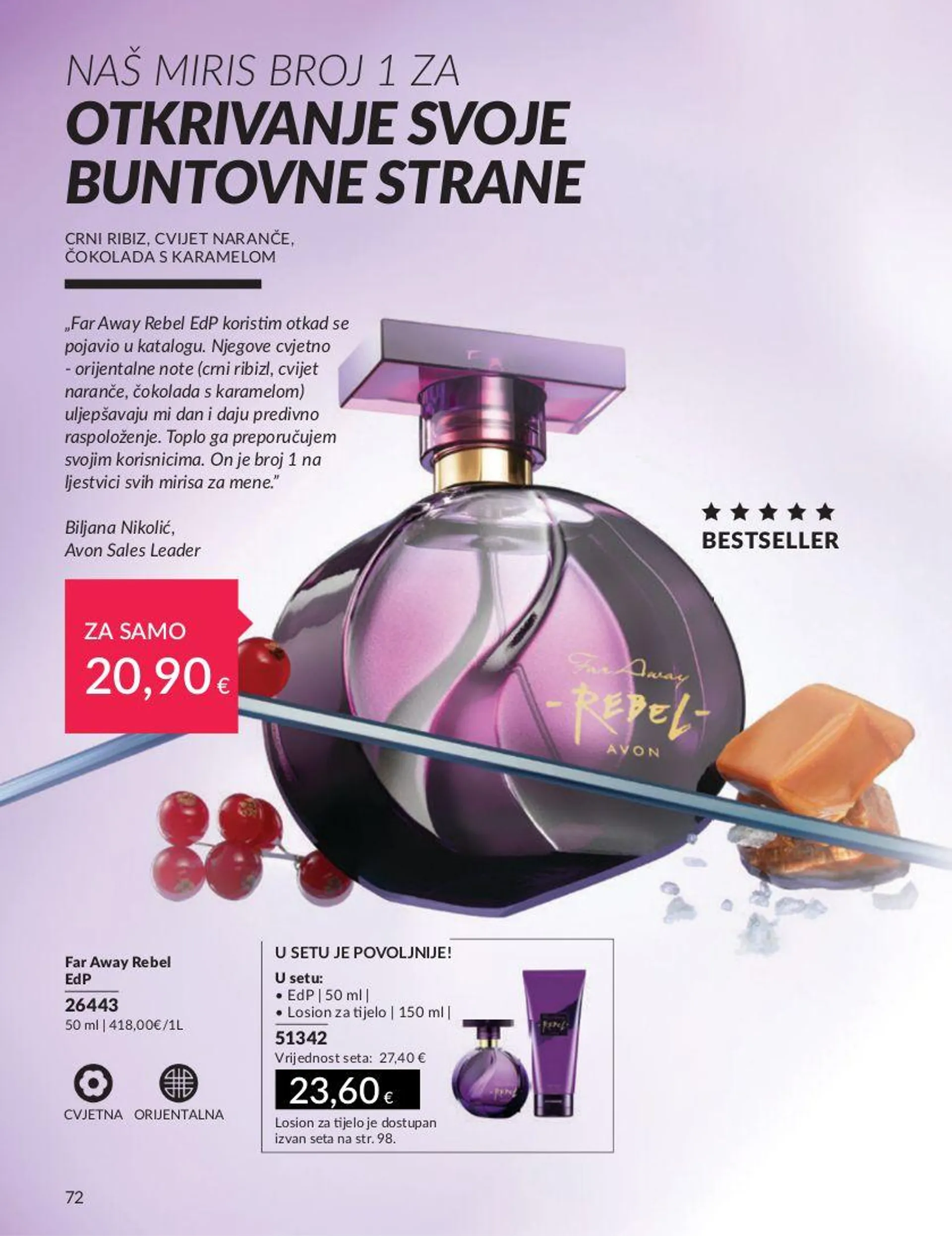 Katalog Avon od 1. srpnja do 31. srpnja 2024. - Pregled Stranica 72