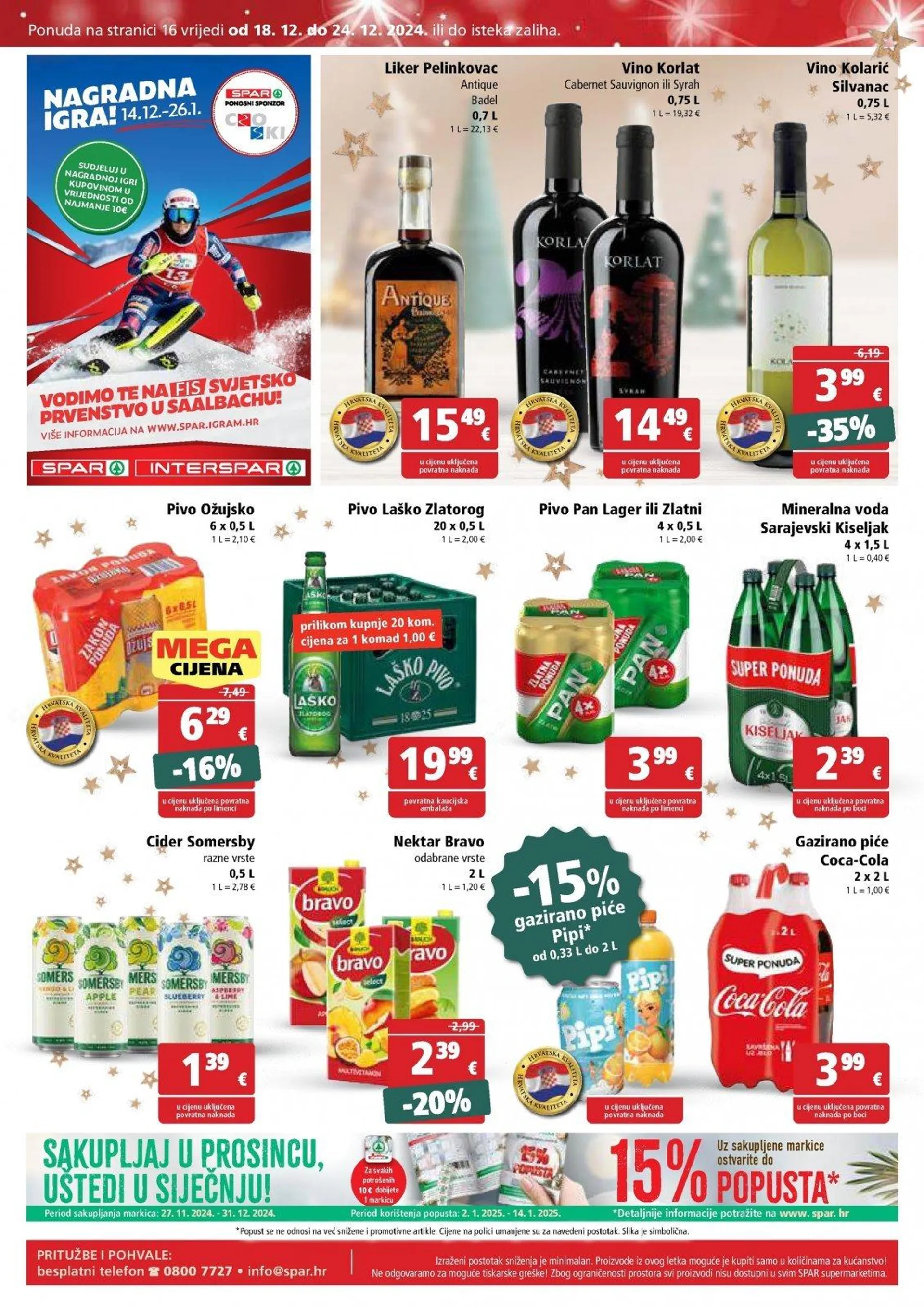 Katalog Spar katalog do 24.12.2024 od 18. prosinca do 24. prosinca 2024. - Pregled Stranica 16