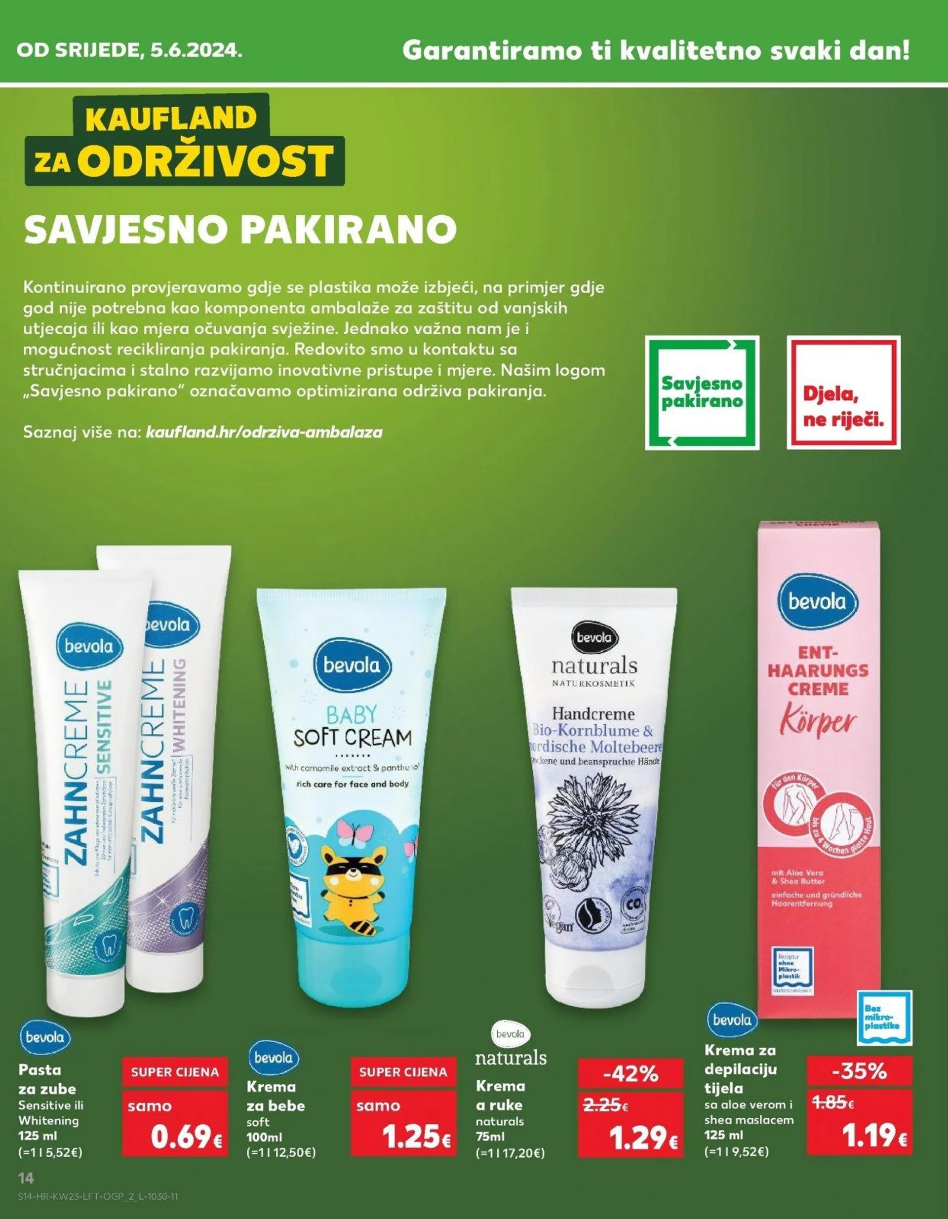 Katalog Kaufland katalog do 11.06.2024 od 5. lipnja do 11. lipnja 2024. - Pregled Stranica 14