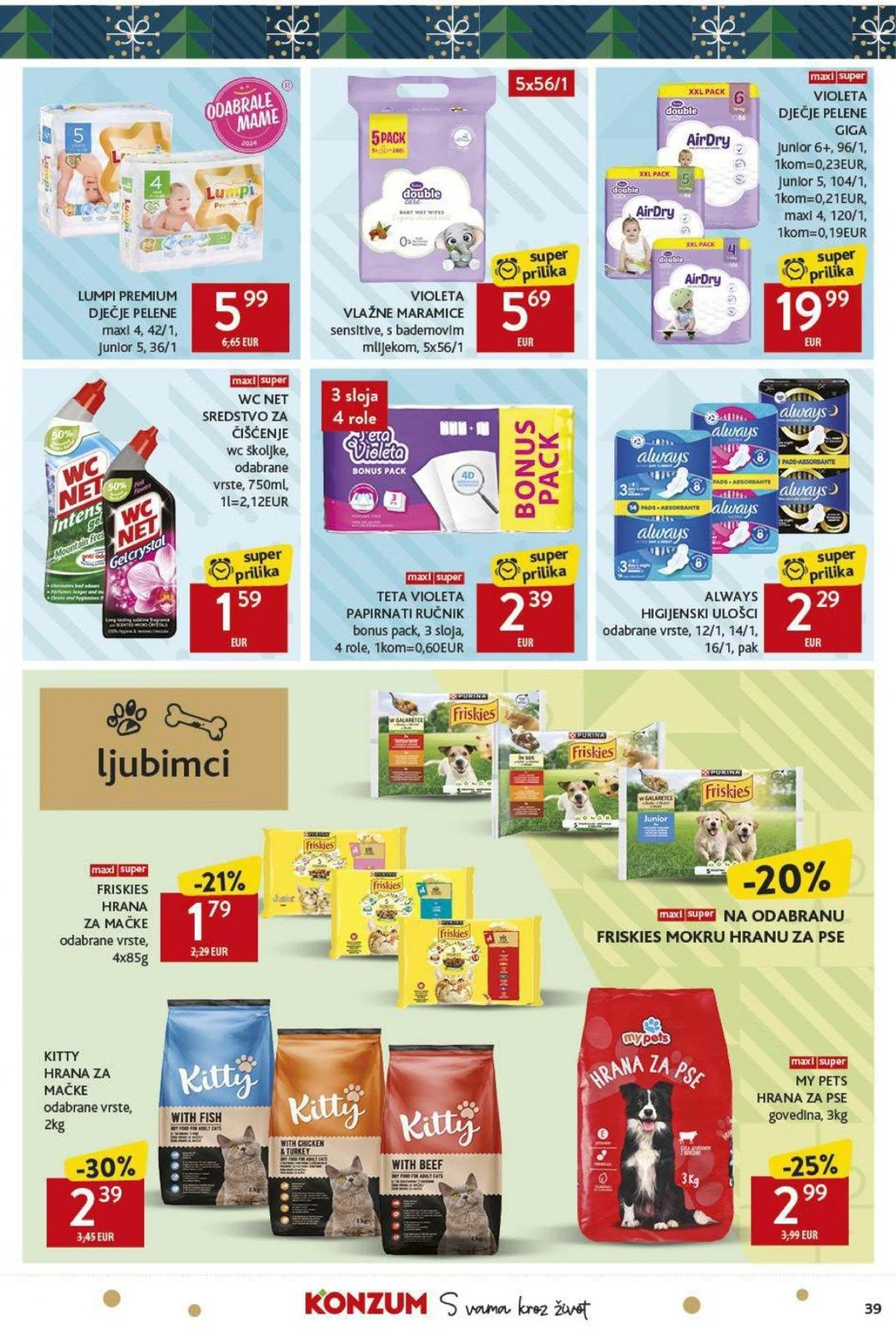 Katalog Konzum katalog do 11.12.2024 od 5. prosinca do 11. prosinca 2024. - Pregled Stranica 39