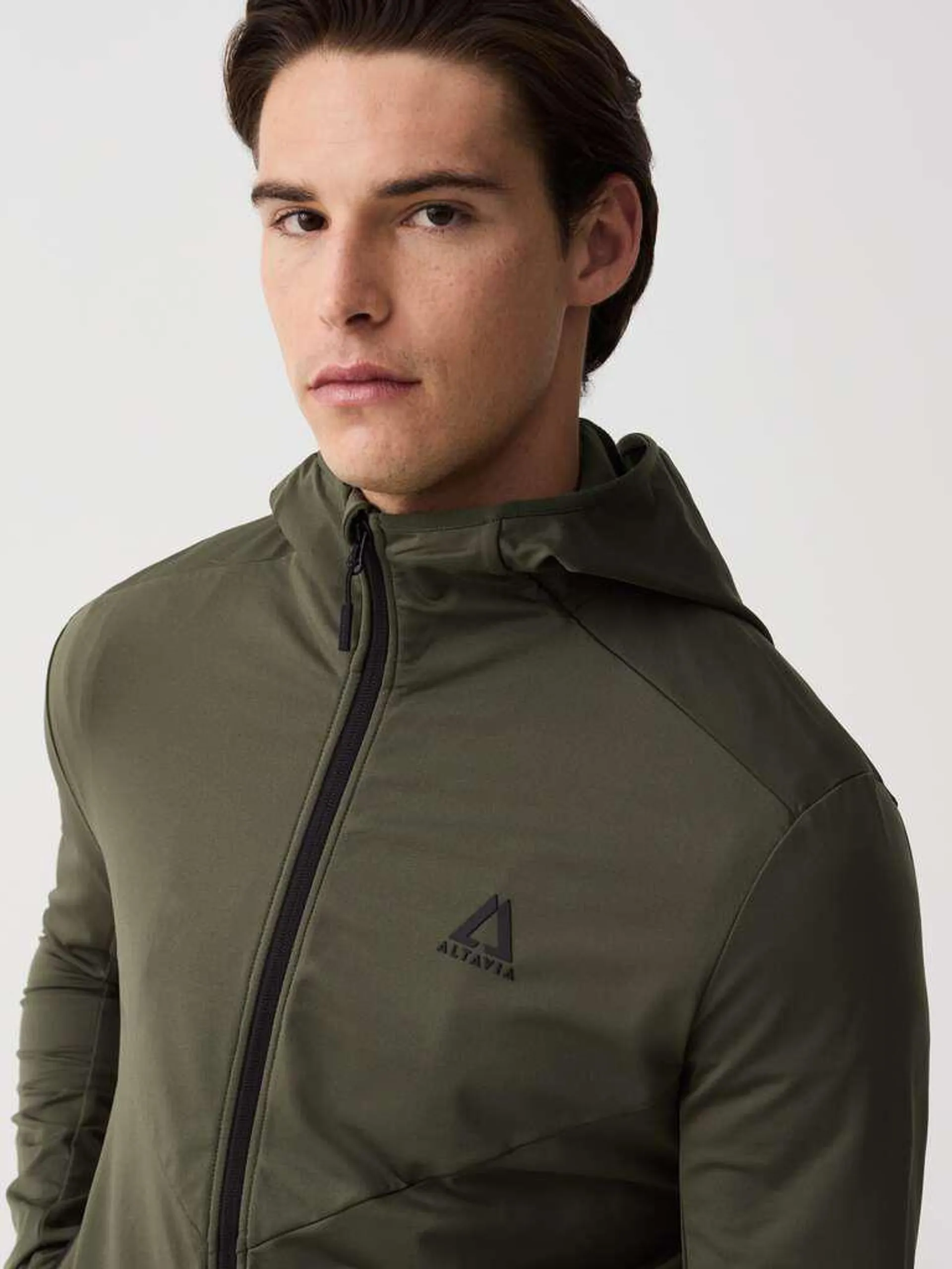 Army Green Altavia thermal hoodie